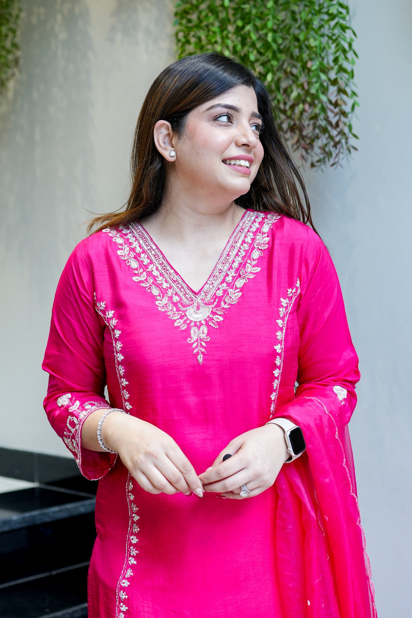 Visaya Hand Embroidered Suit Set