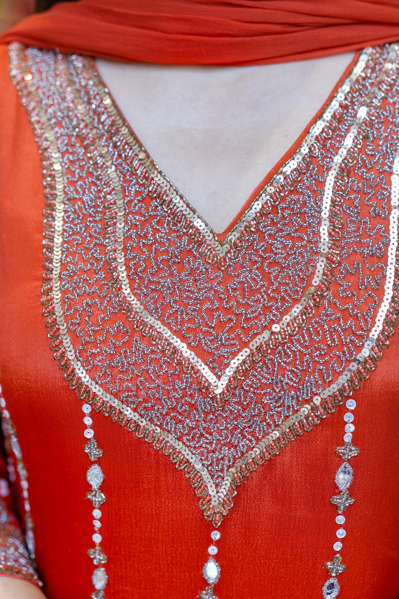 Fanah Hand Embroidered Anarkali Suit Set