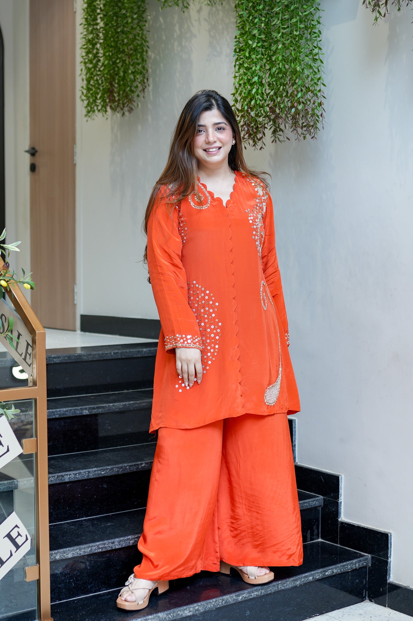 Khubani Embroidered Co ord Set