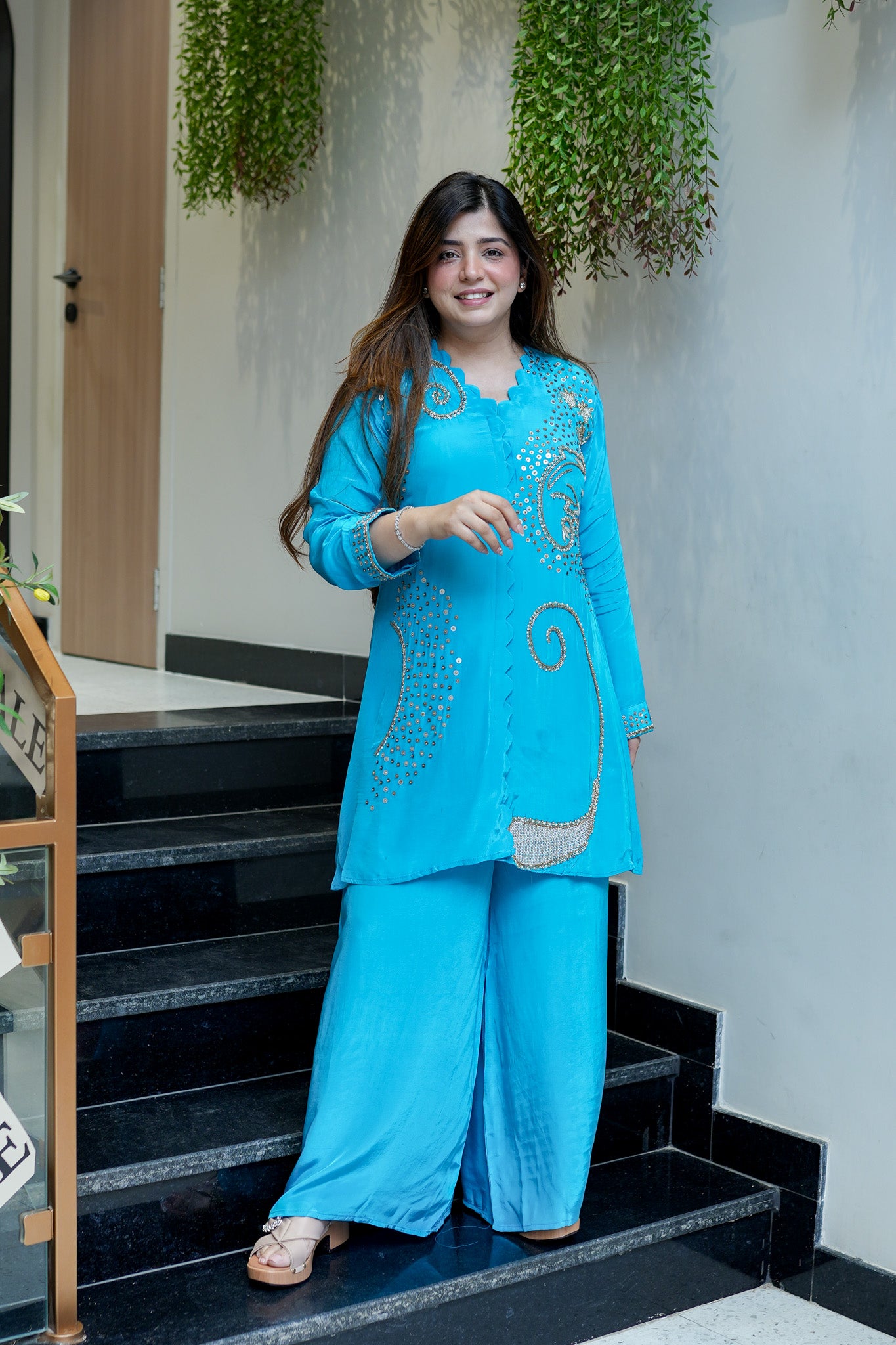 Khubani Embroidered Co ord Set