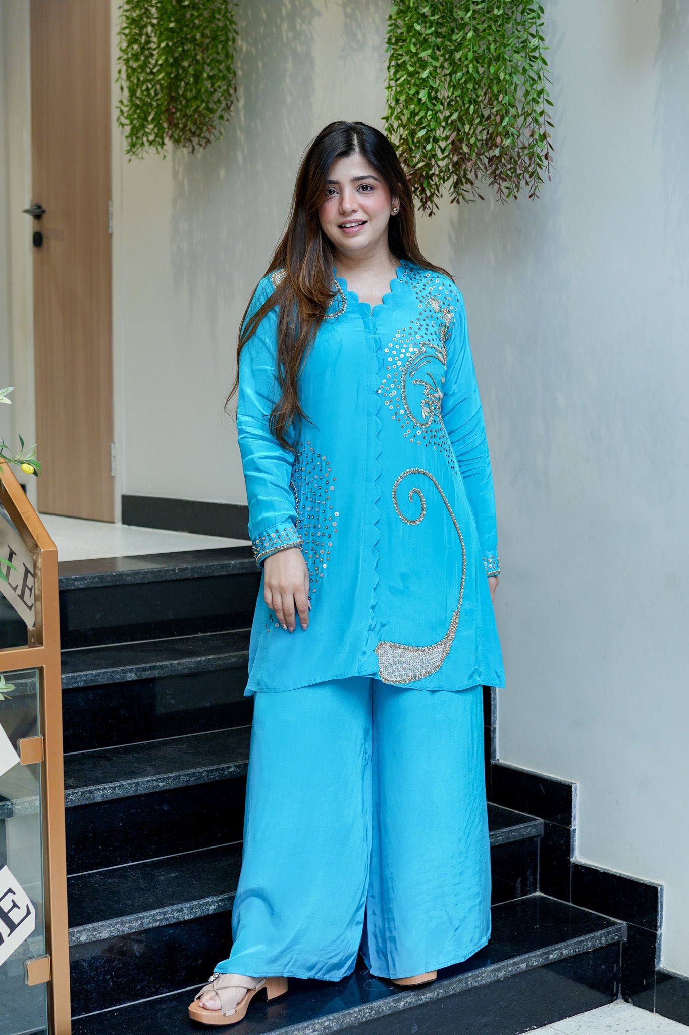 Khubani Embroidered Co ord Set
