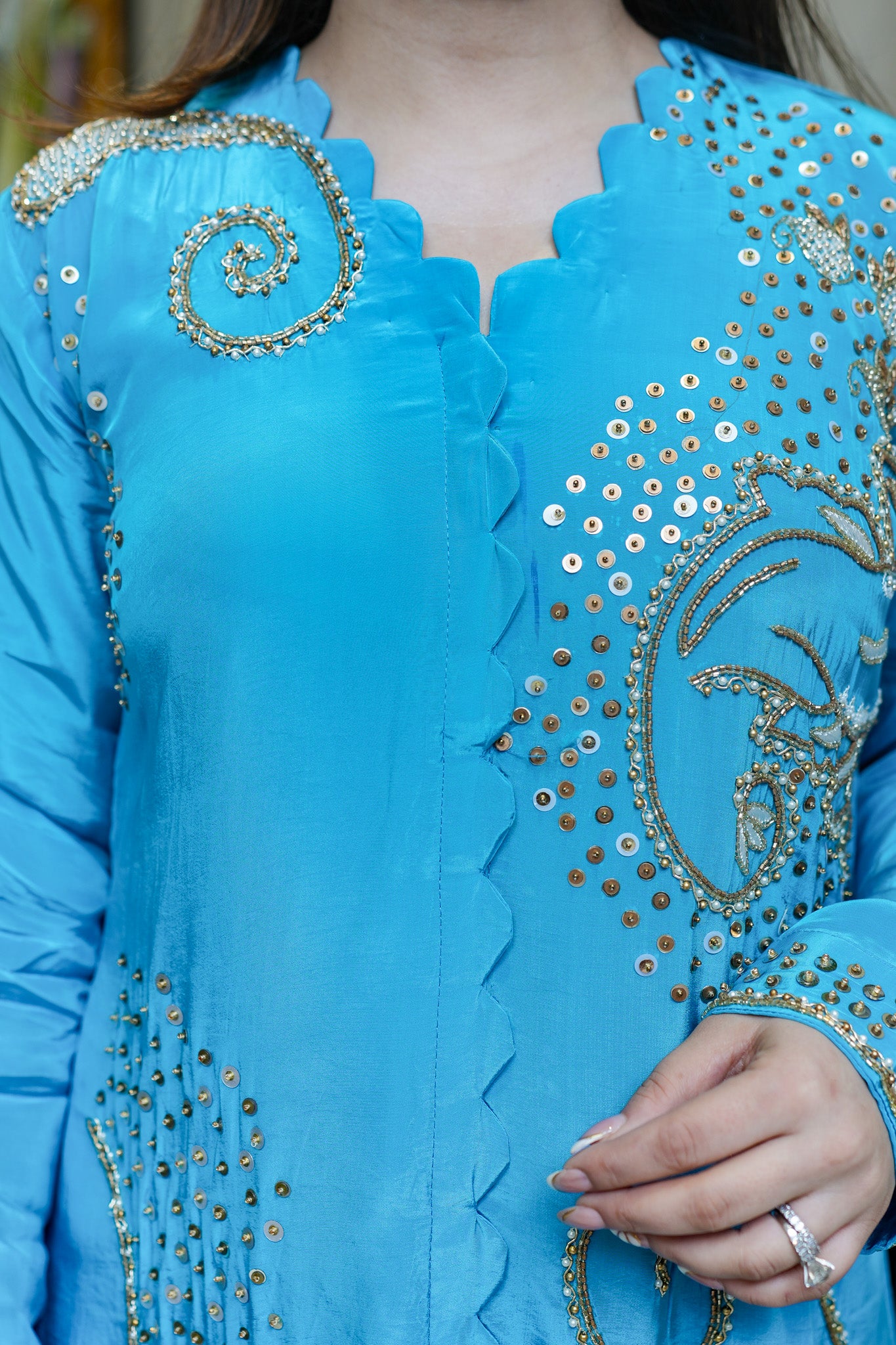 Khubani Embroidered Co ord Set