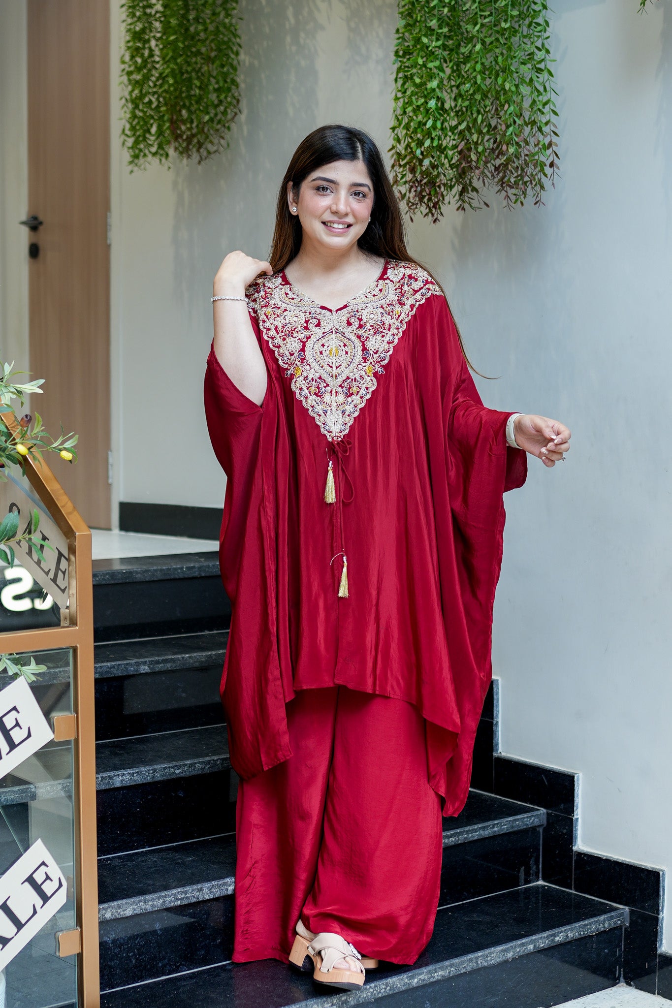 Shivay Hand Embroidered Co ord Set