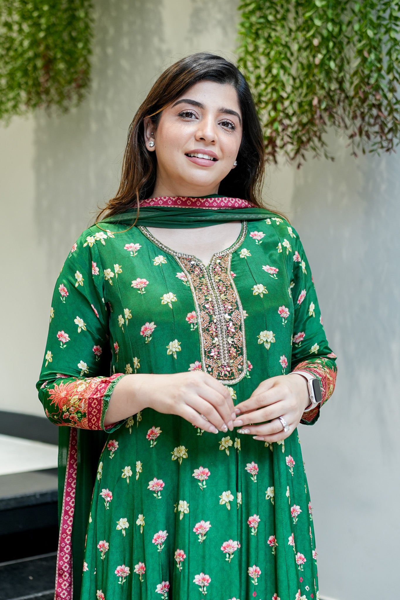 Suhana Digital Print Anarkali Suit Set