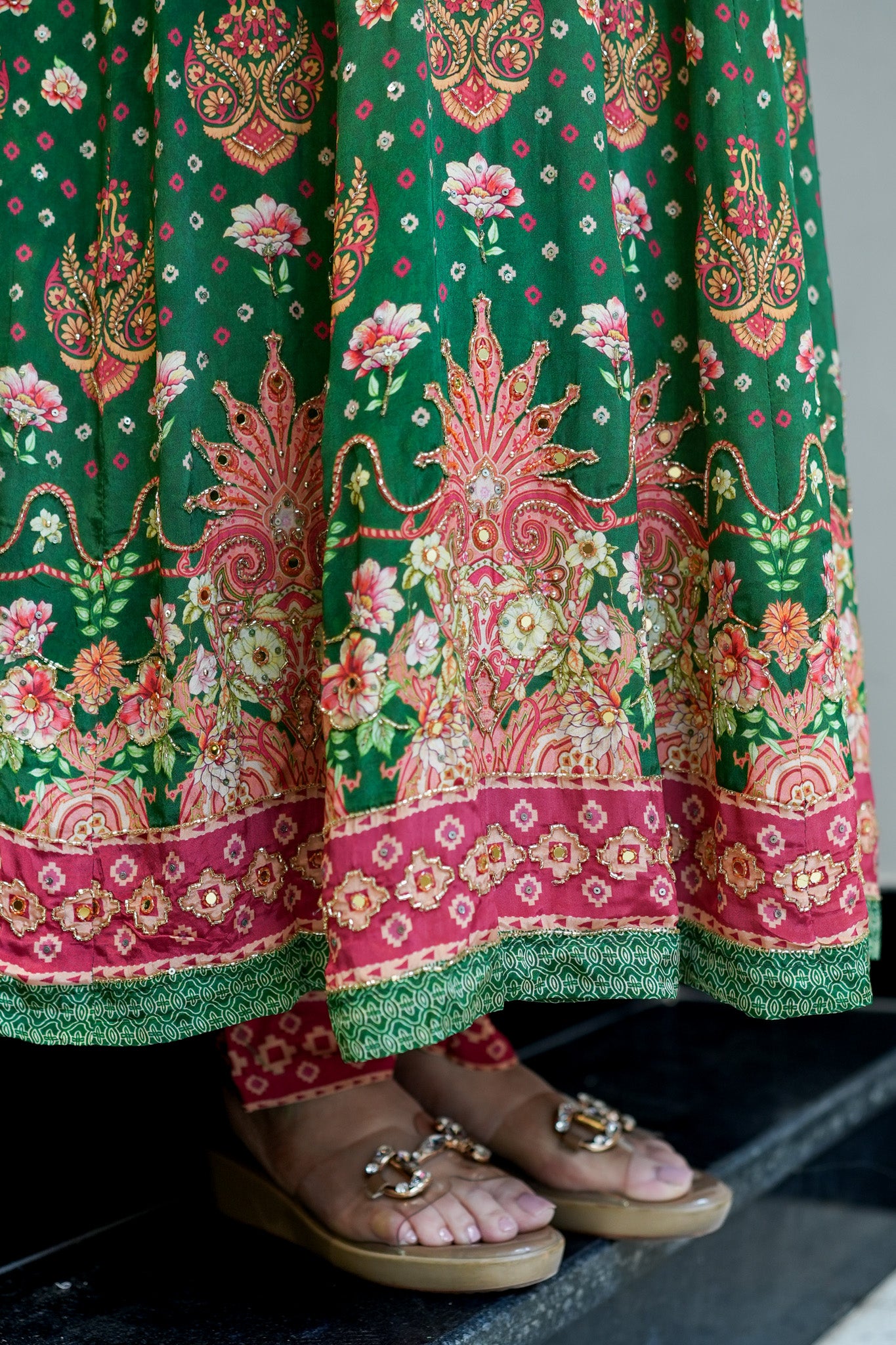 Suhana Digital Print Anarkali Suit Set
