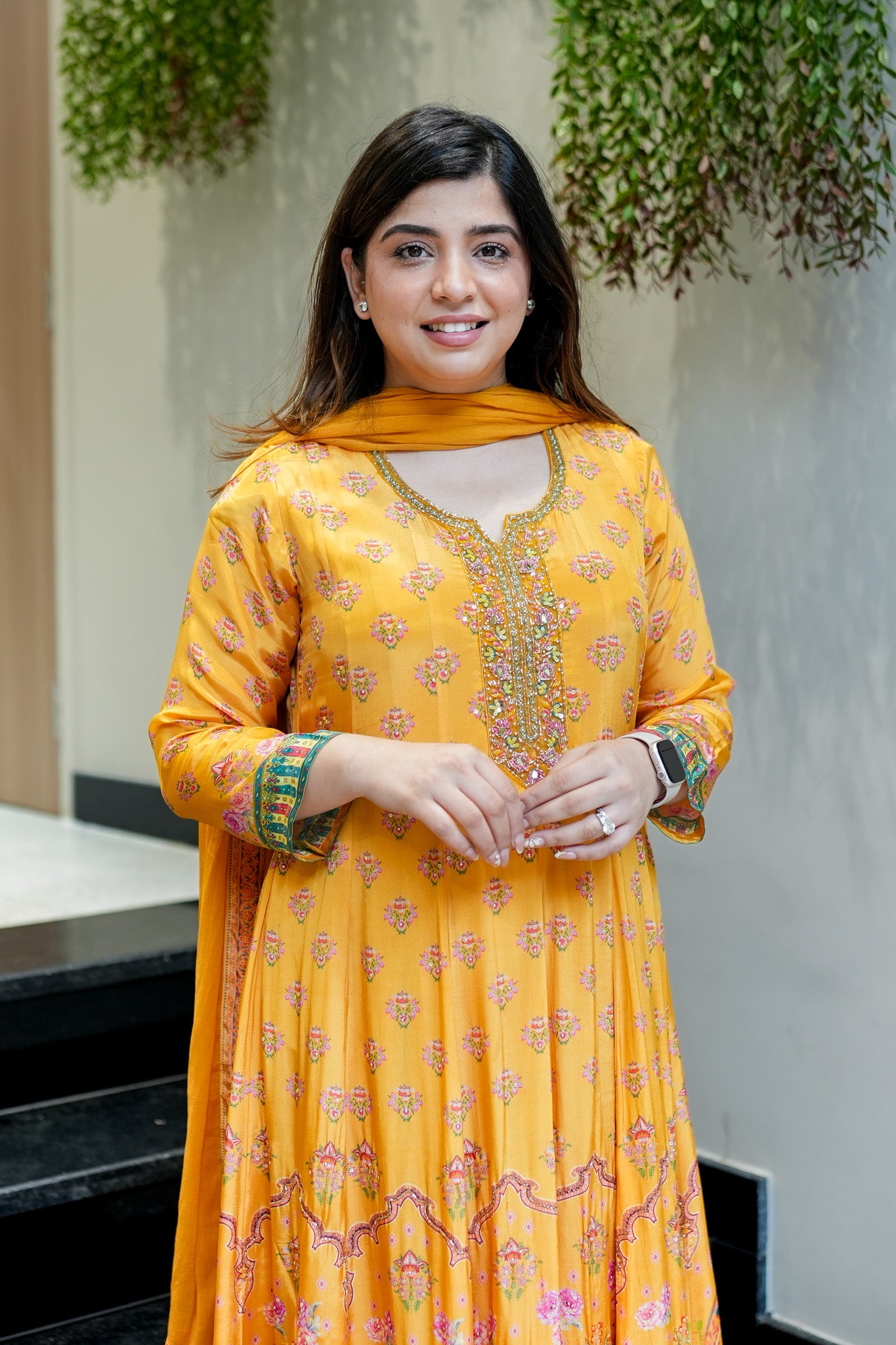 Suhana Digital Print Anarkali Suit Set