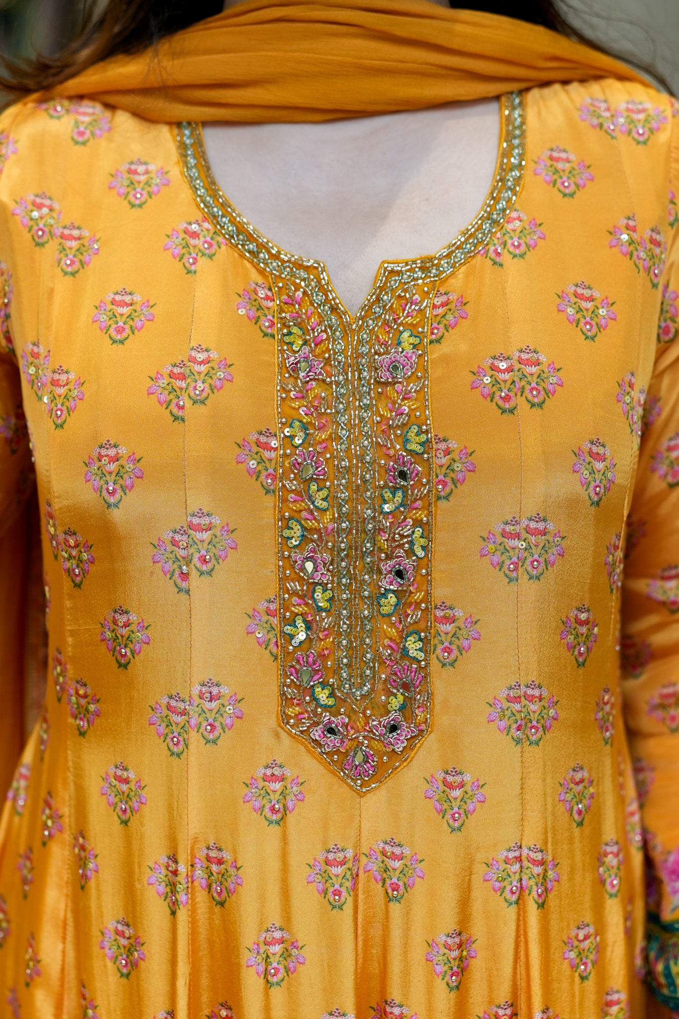 Suhana Digital Print Anarkali Suit Set