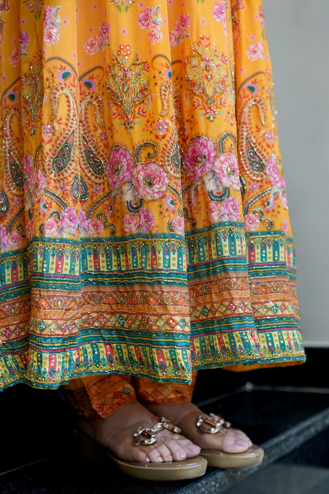 Suhana Digital Print Anarkali Suit Set
