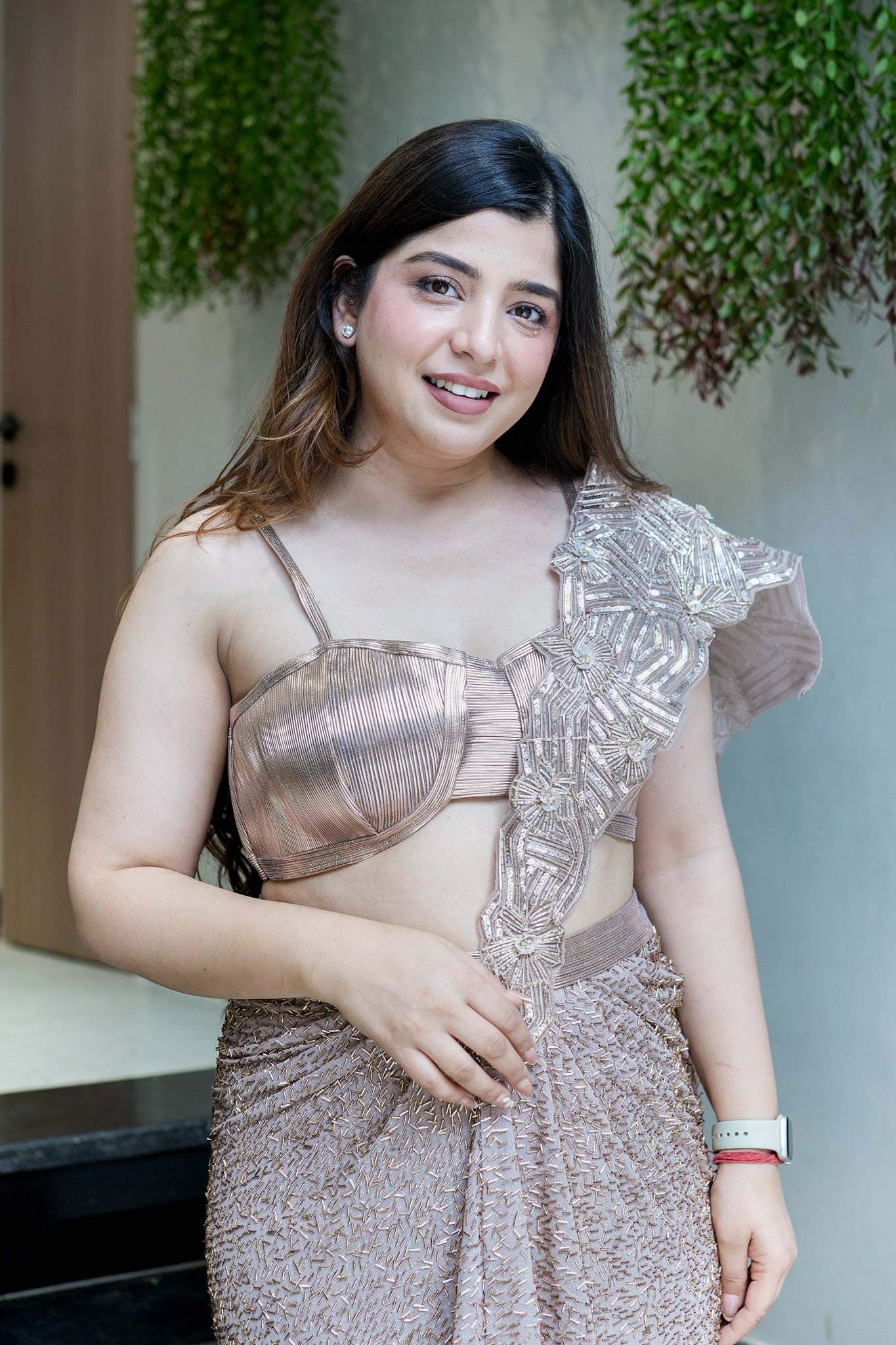 Simaya Embroidered Drape Saree