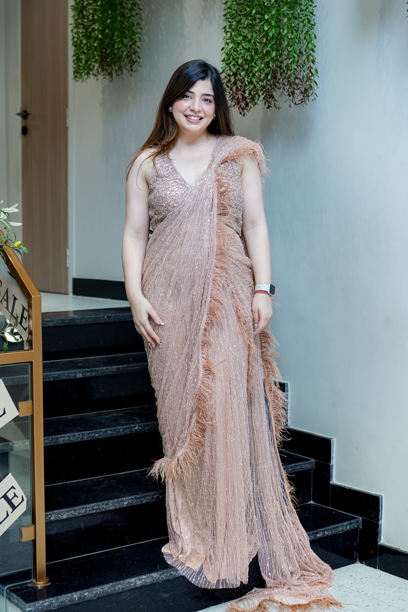 Harnoor Embroidered Drape Saree
