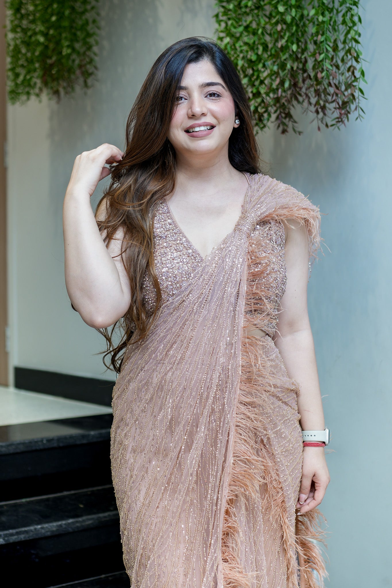 Harnoor Embroidered Drape Saree