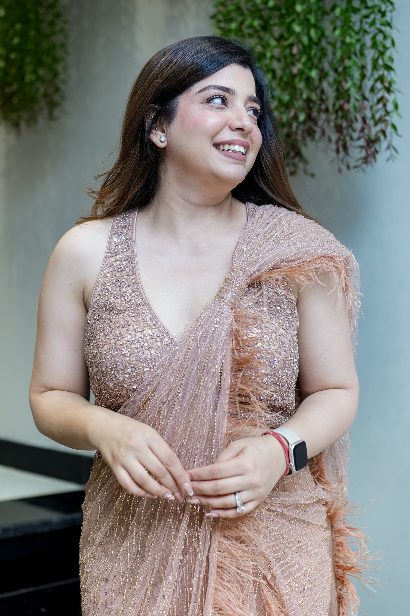 Harnoor Embroidered Drape Saree
