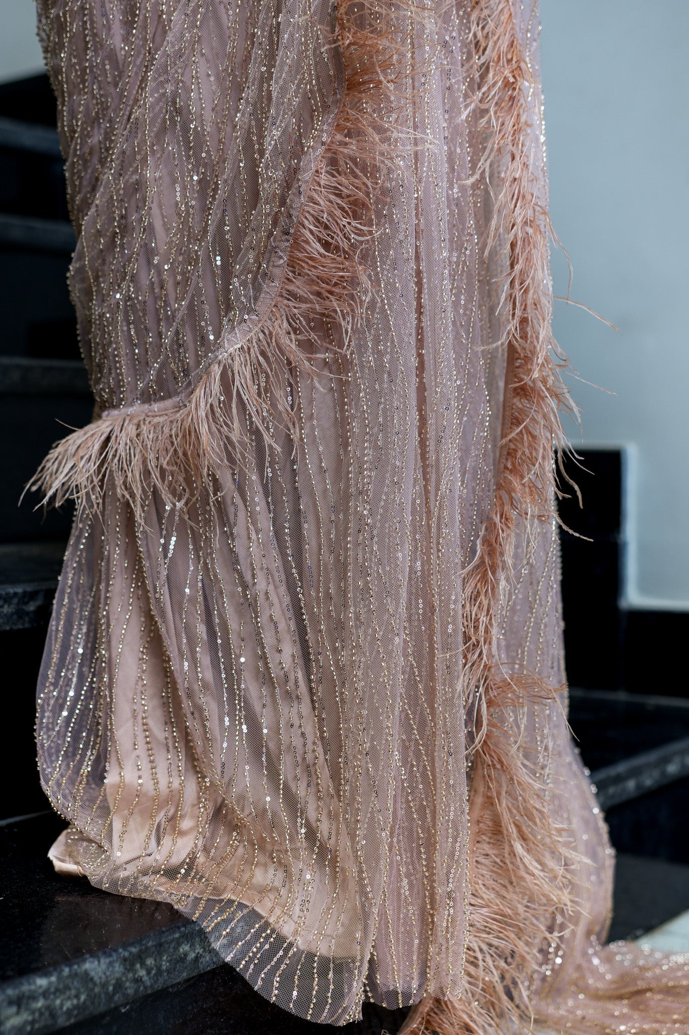Harnoor Embroidered Drape Saree