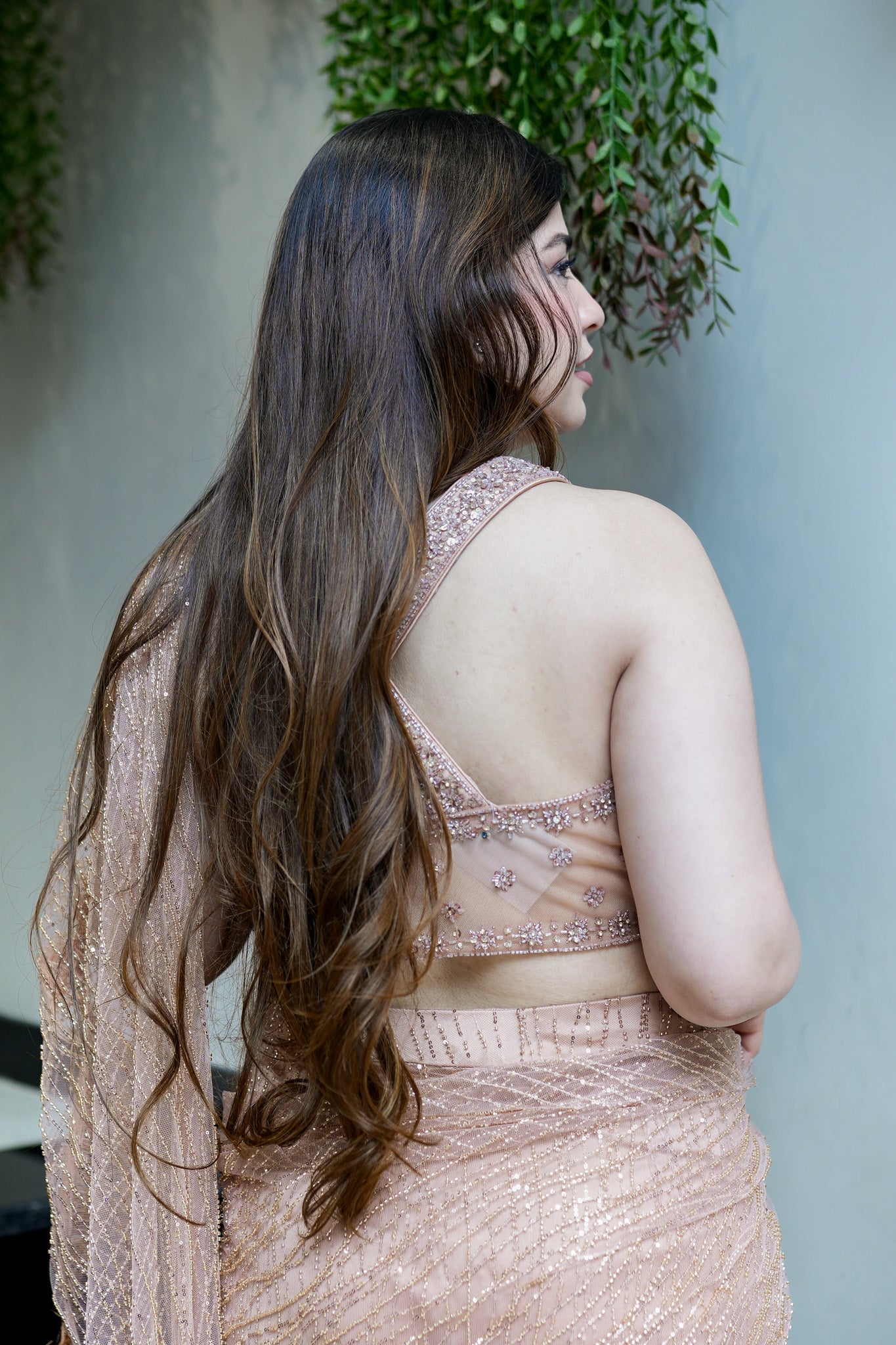 Harnoor Embroidered Drape Saree