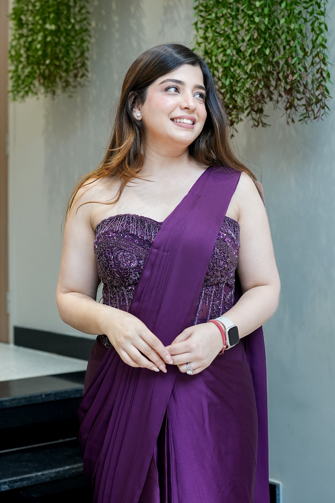 Samyra Embroidered Drape Saree