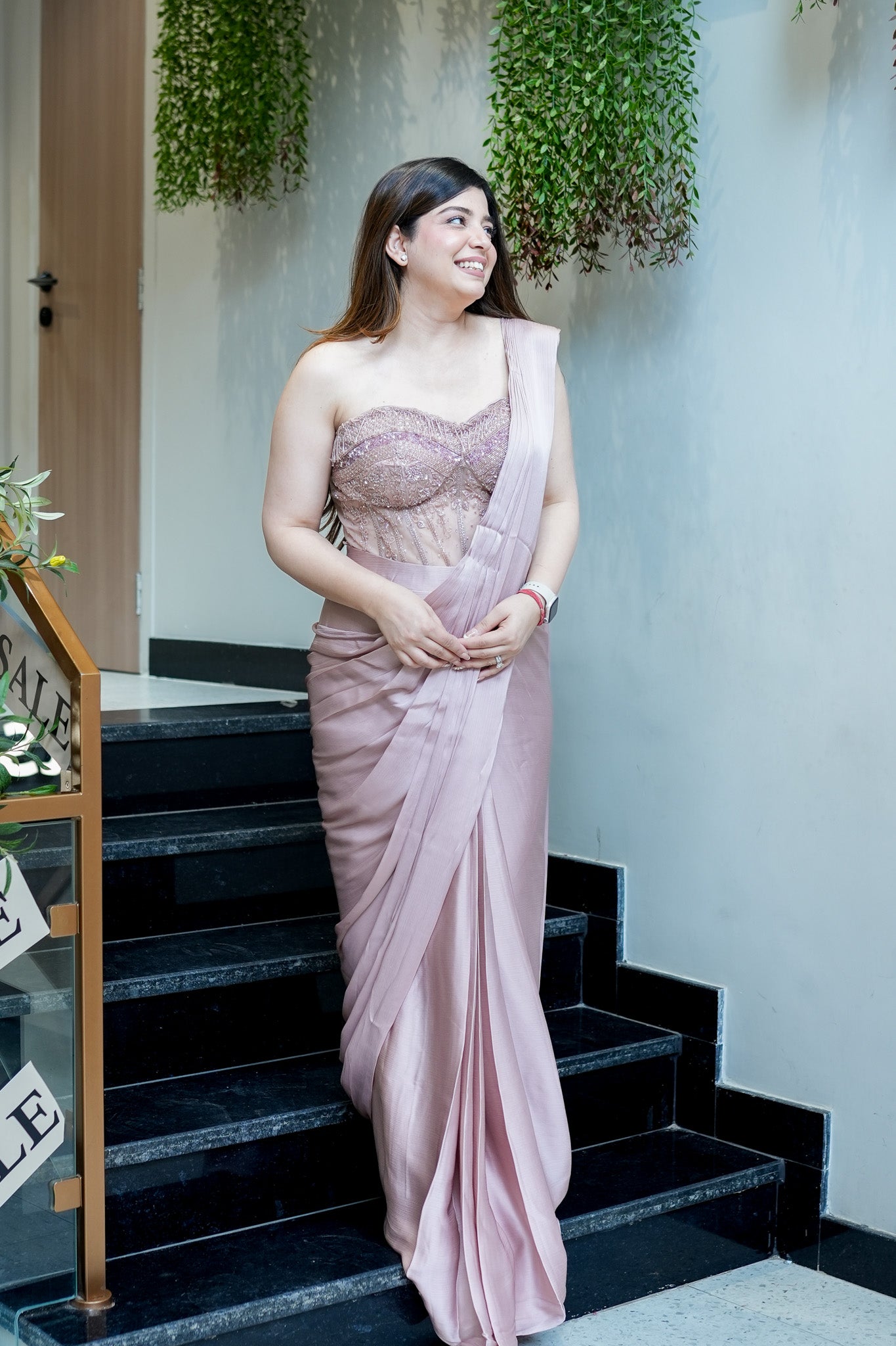 Samyra Embroidered Drape Saree