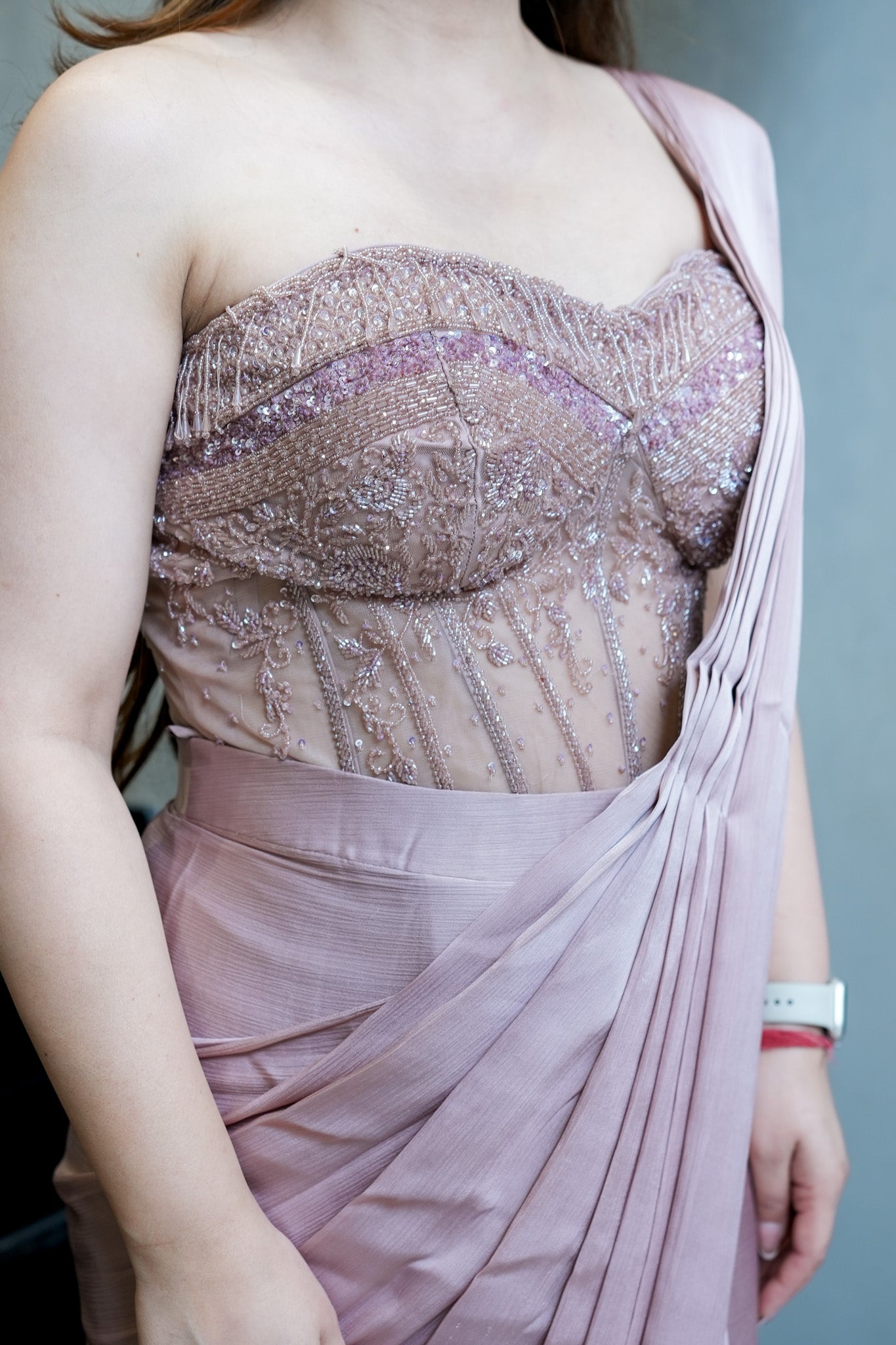 Samyra Embroidered Drape Saree