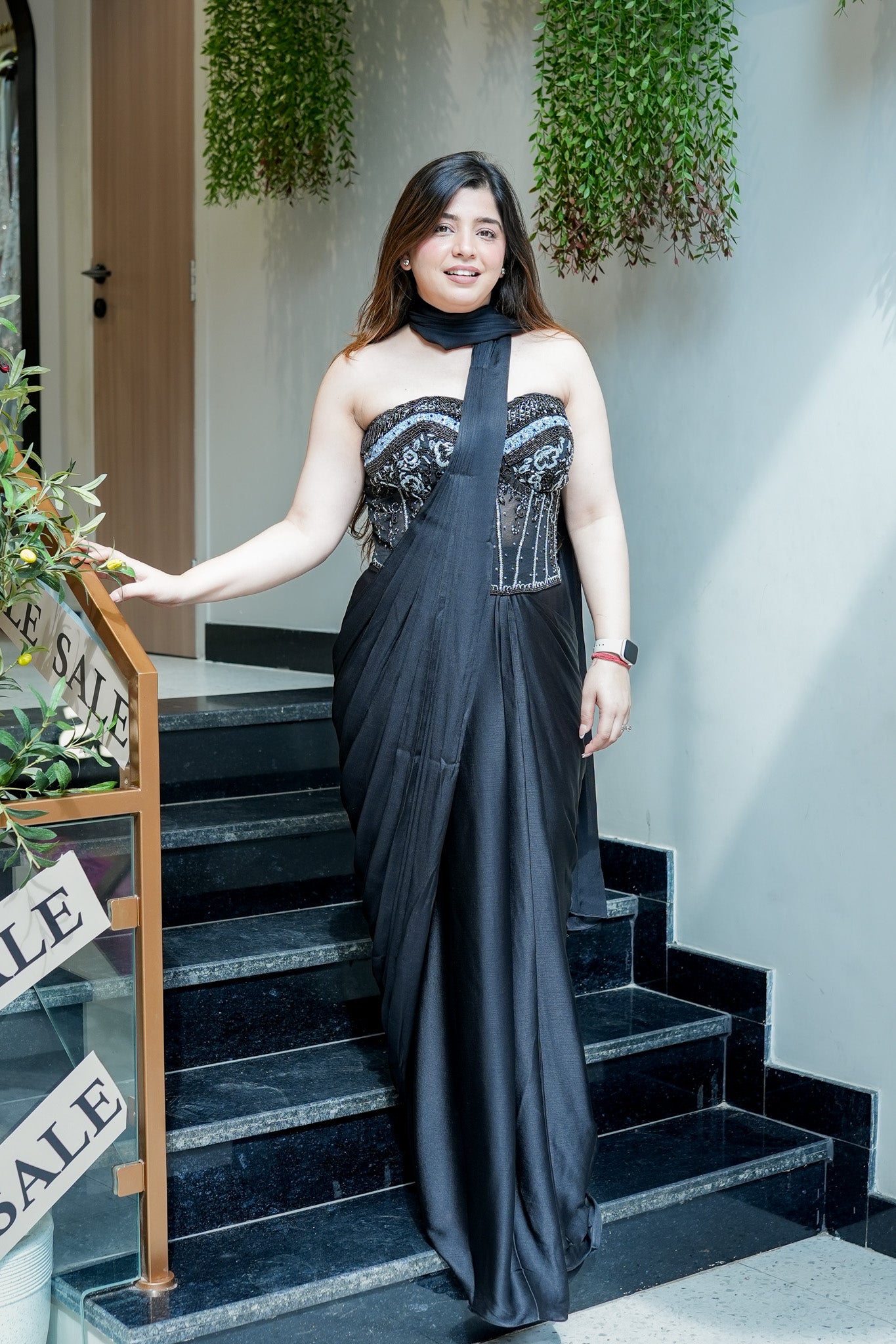 Samyra Embroidered Drape Saree