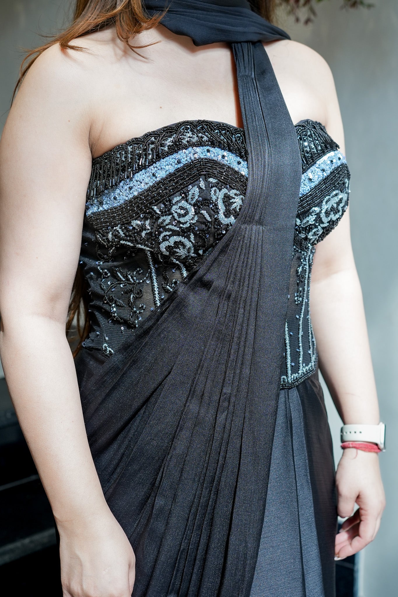 Samyra Embroidered Drape Saree