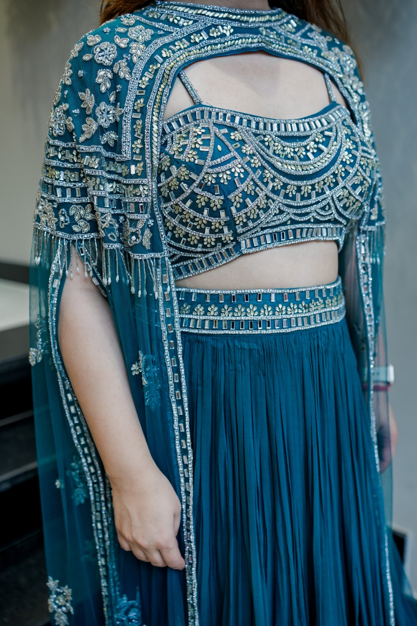 Kishwer Hand Embroidered Three Piece Set