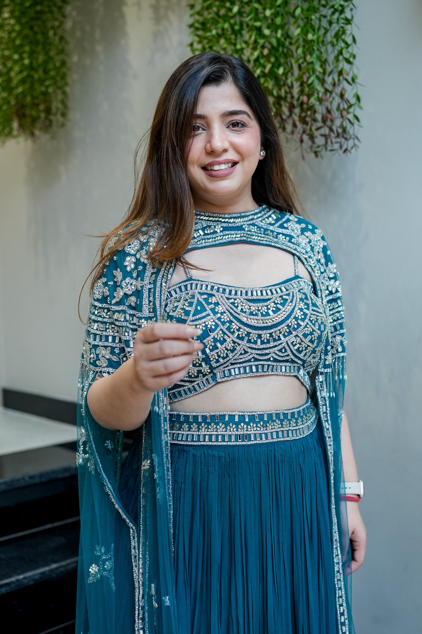 Kishwer Hand Embroidered Three Piece Set