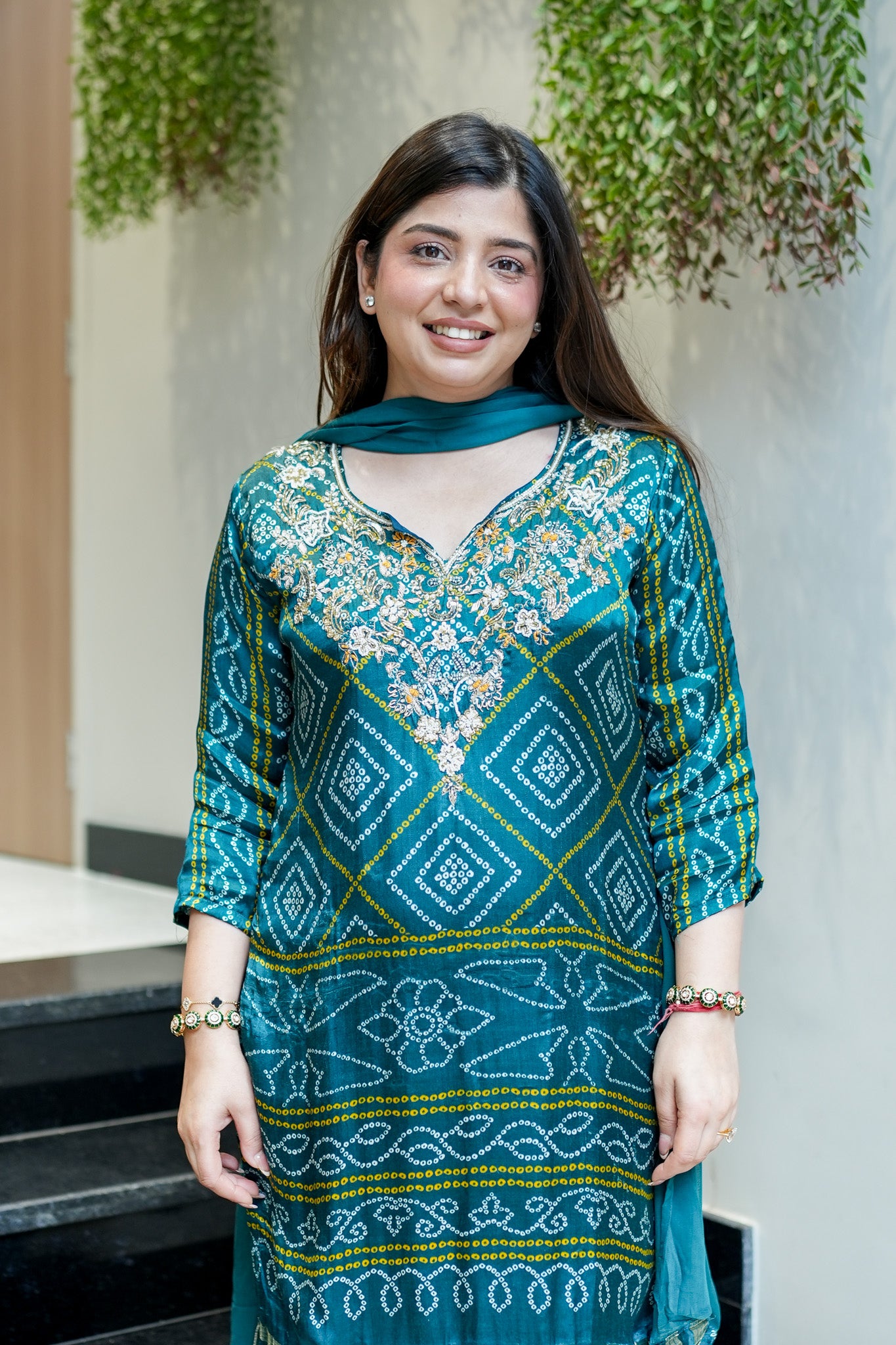Kusha Bandhani Printed Suit Set