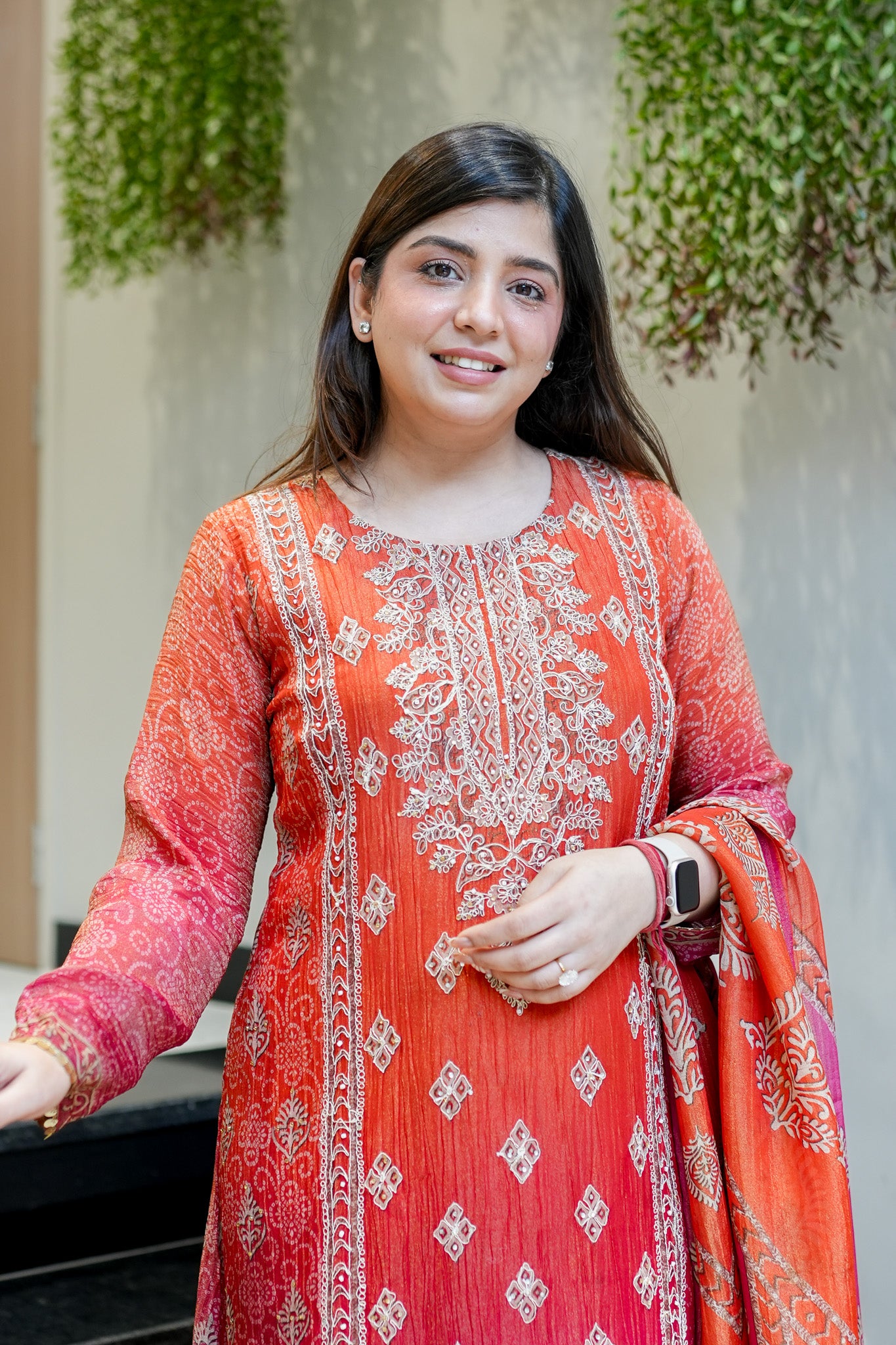 Frizah Printed Tissue Suit Set