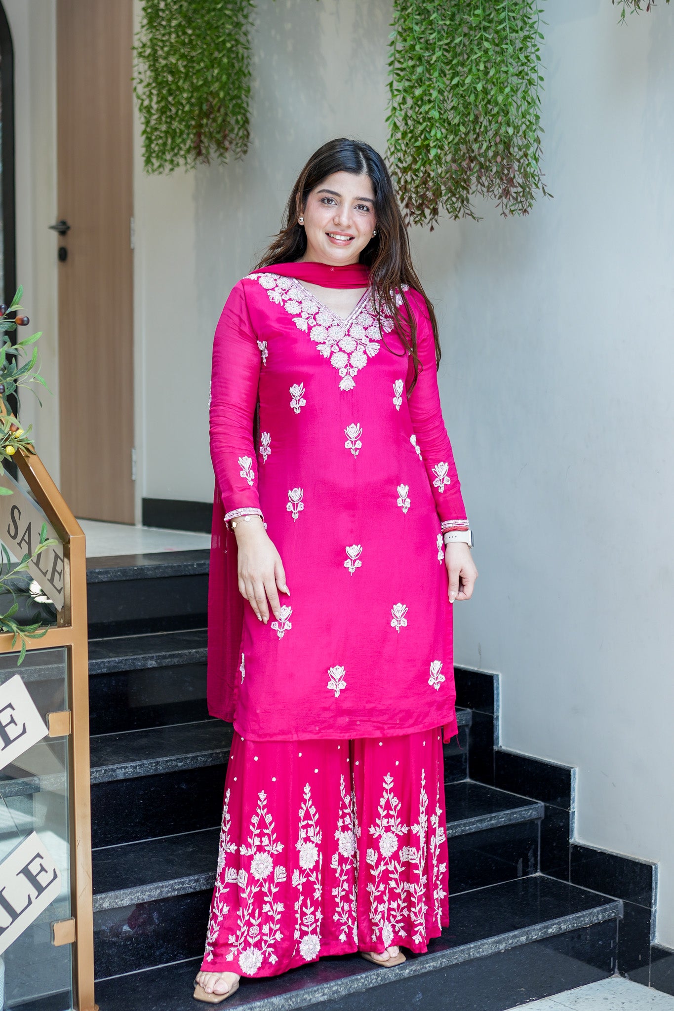 Vidya Hand Embroidered Sharara Set