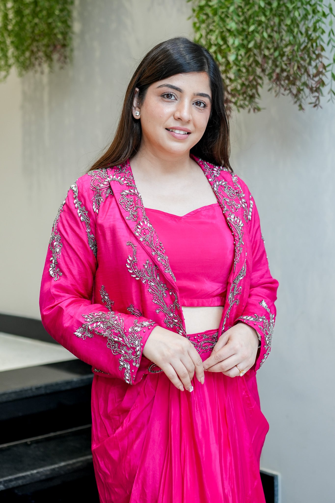 Sarini Embroidered Three Piece Set