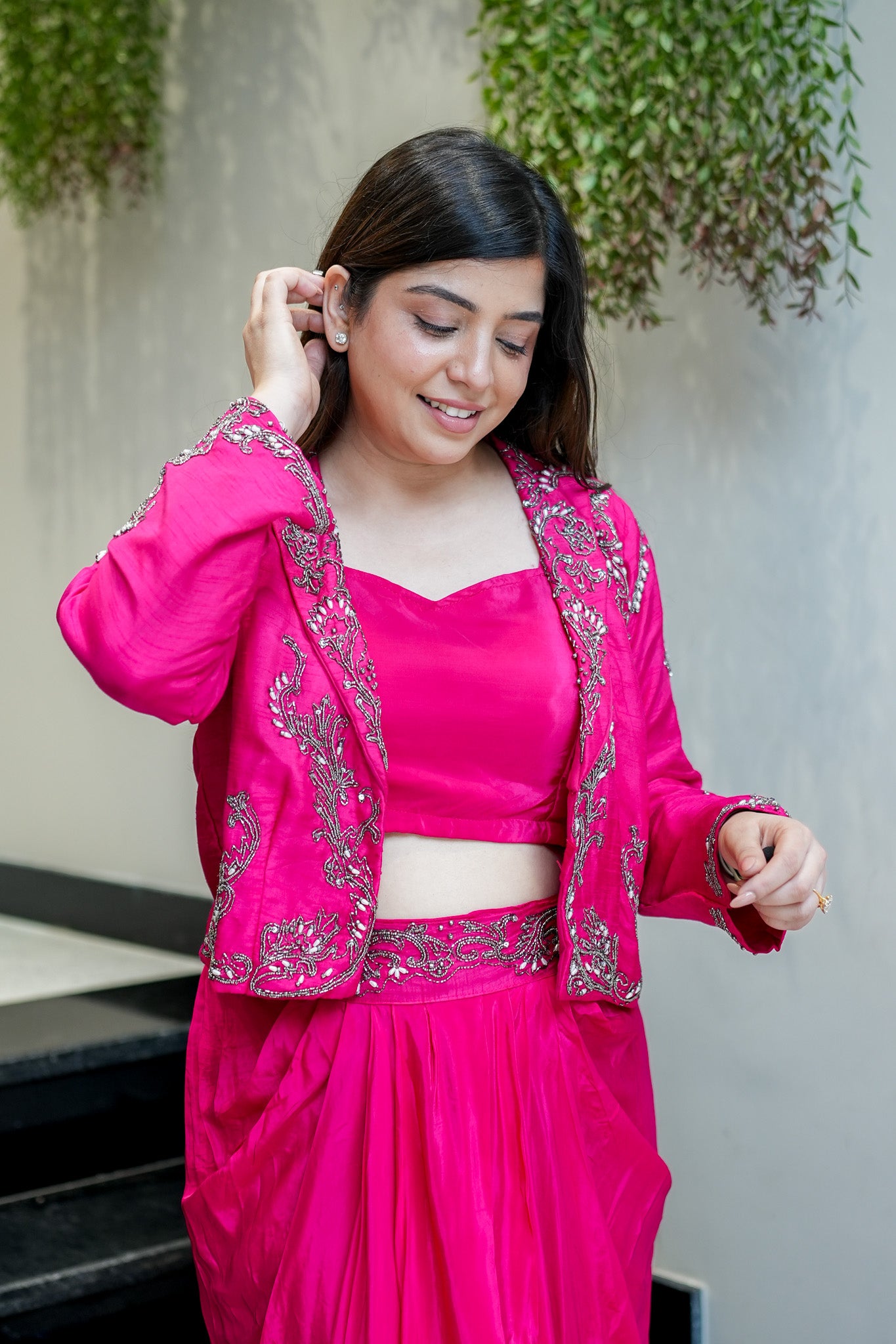 Sarini Embroidered Three Piece Set