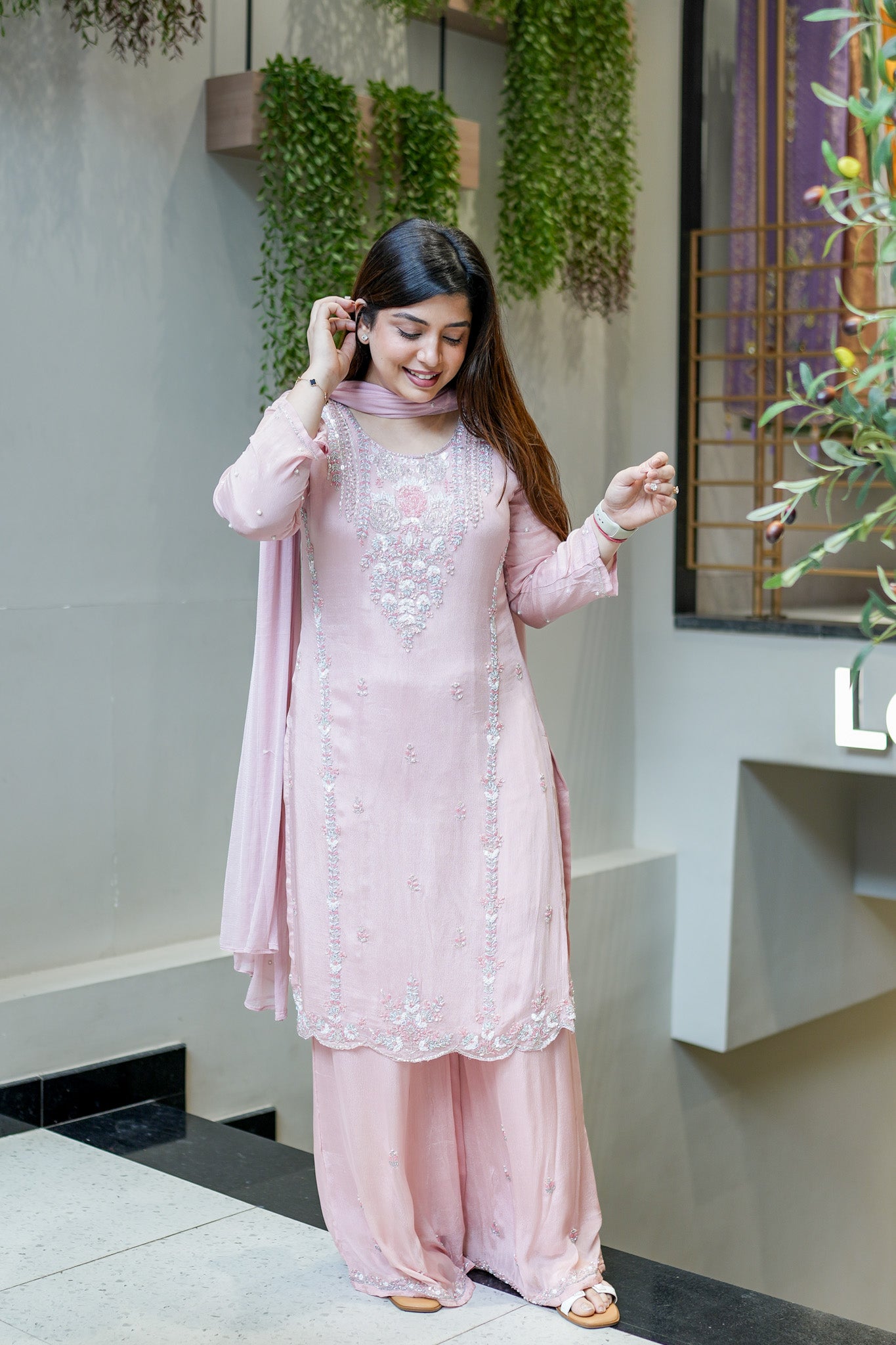 Suhani Embroidered Suit Set