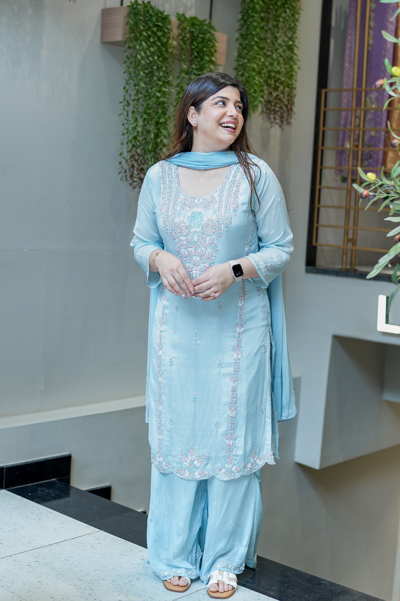 Suhani Embroidered Suit Set