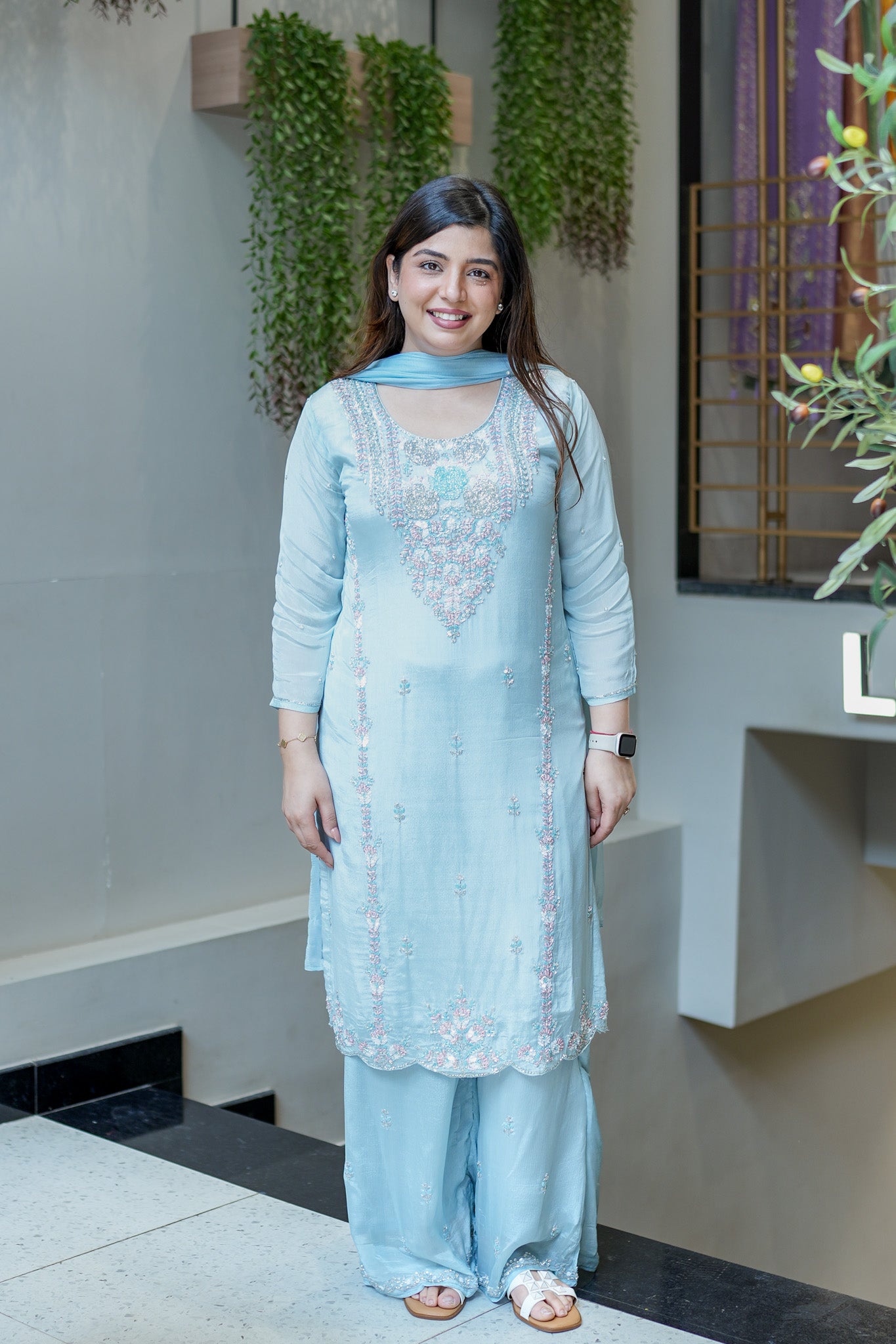 Suhani Embroidered Suit Set