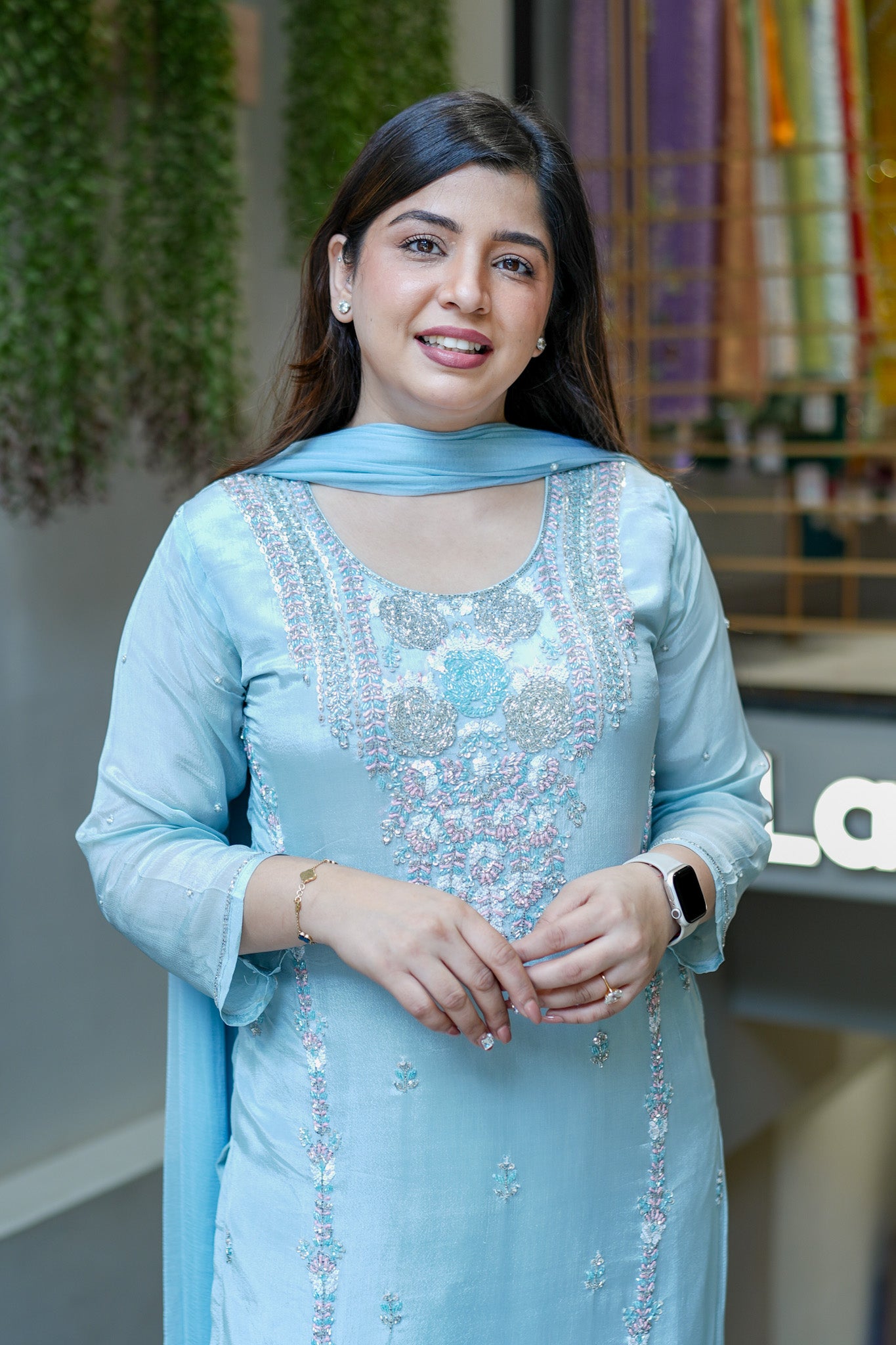 Suhani Embroidered Suit Set