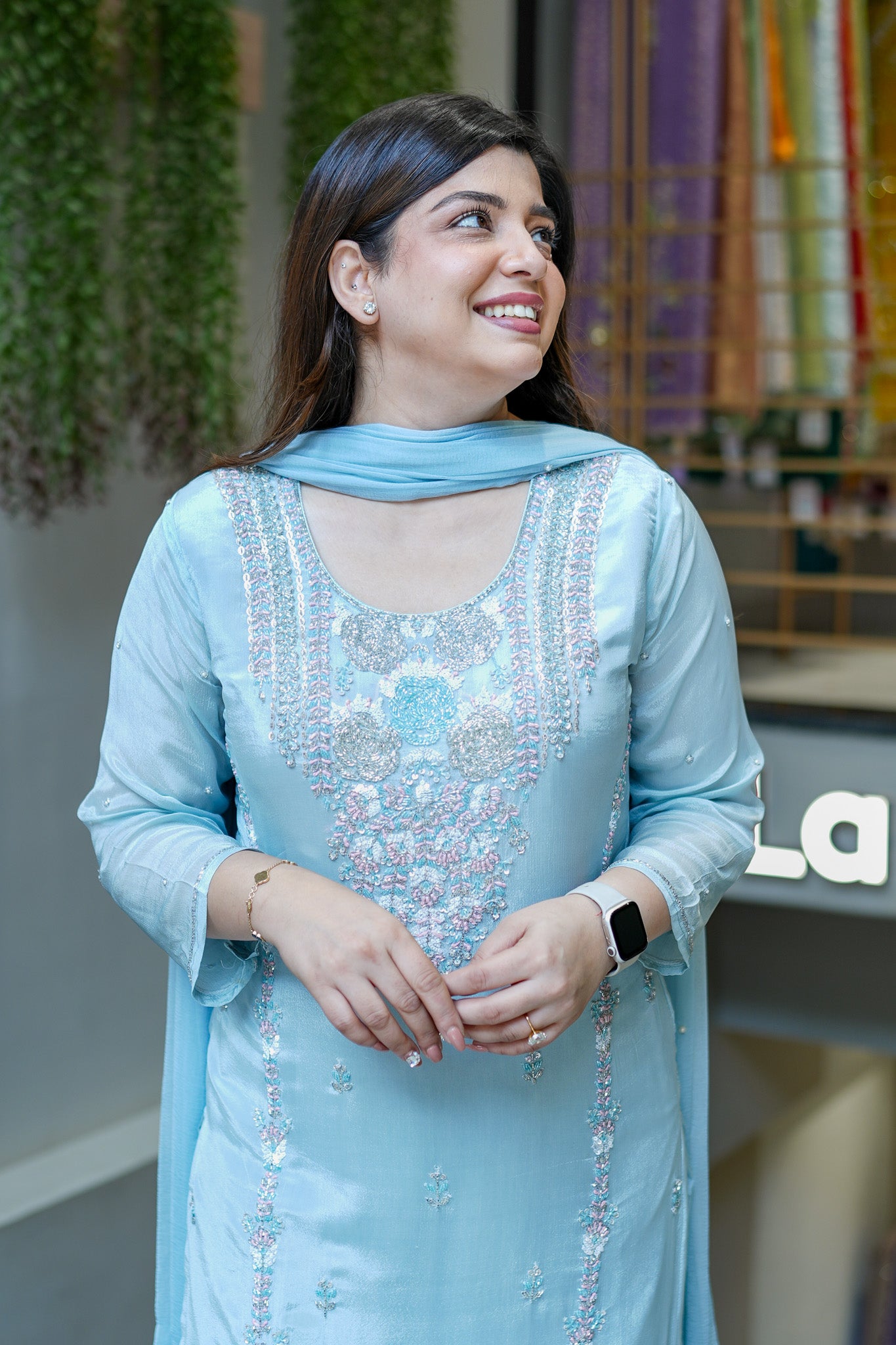 Suhani Embroidered Suit Set
