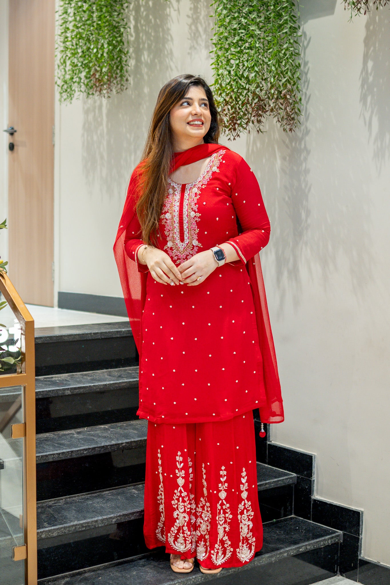 Keesha Hand Embroidered Suit Set