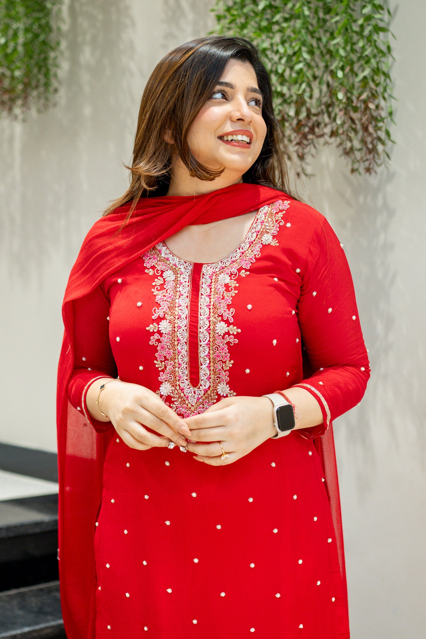 Keesha Hand Embroidered Suit Set