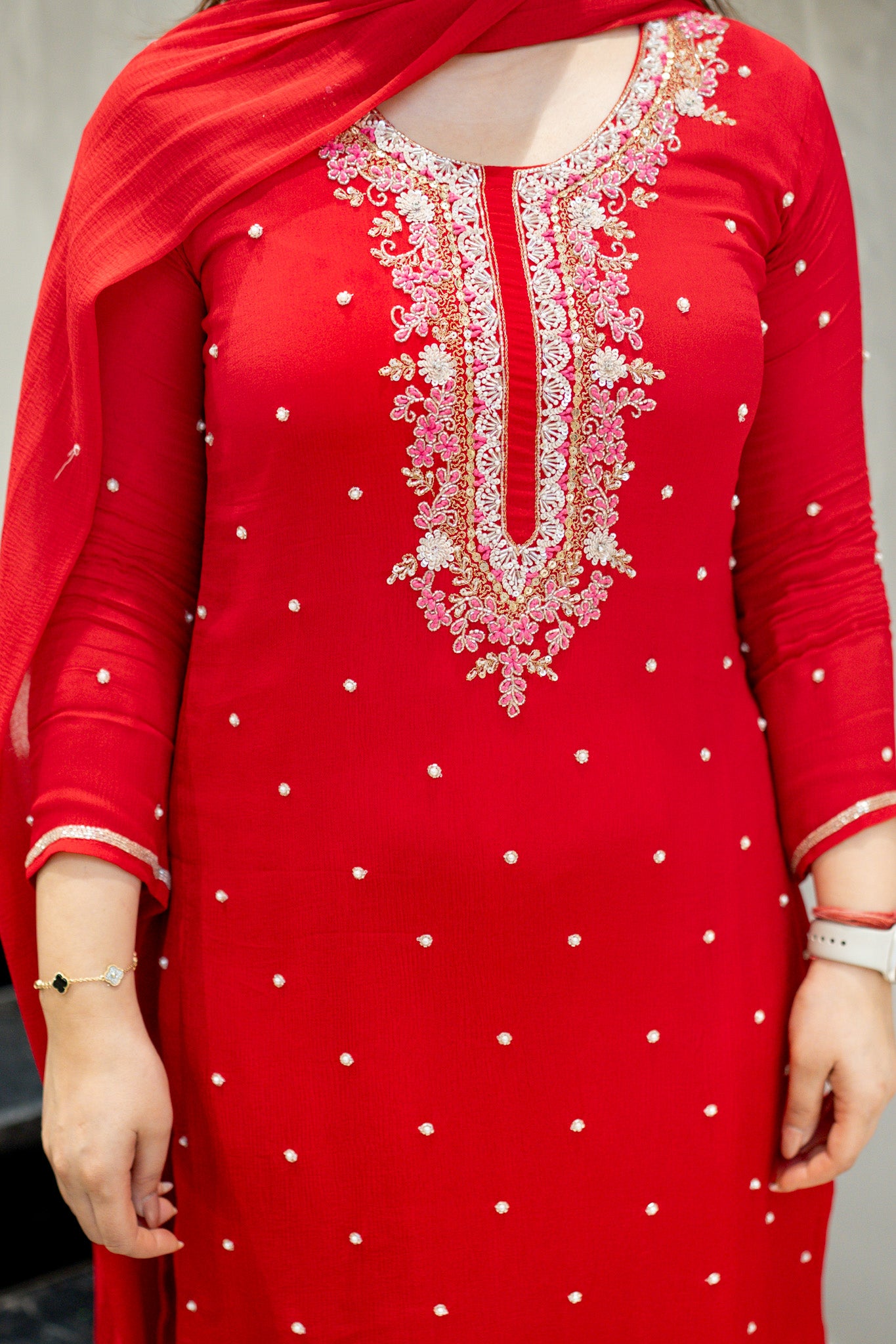 Keesha Hand Embroidered Suit Set