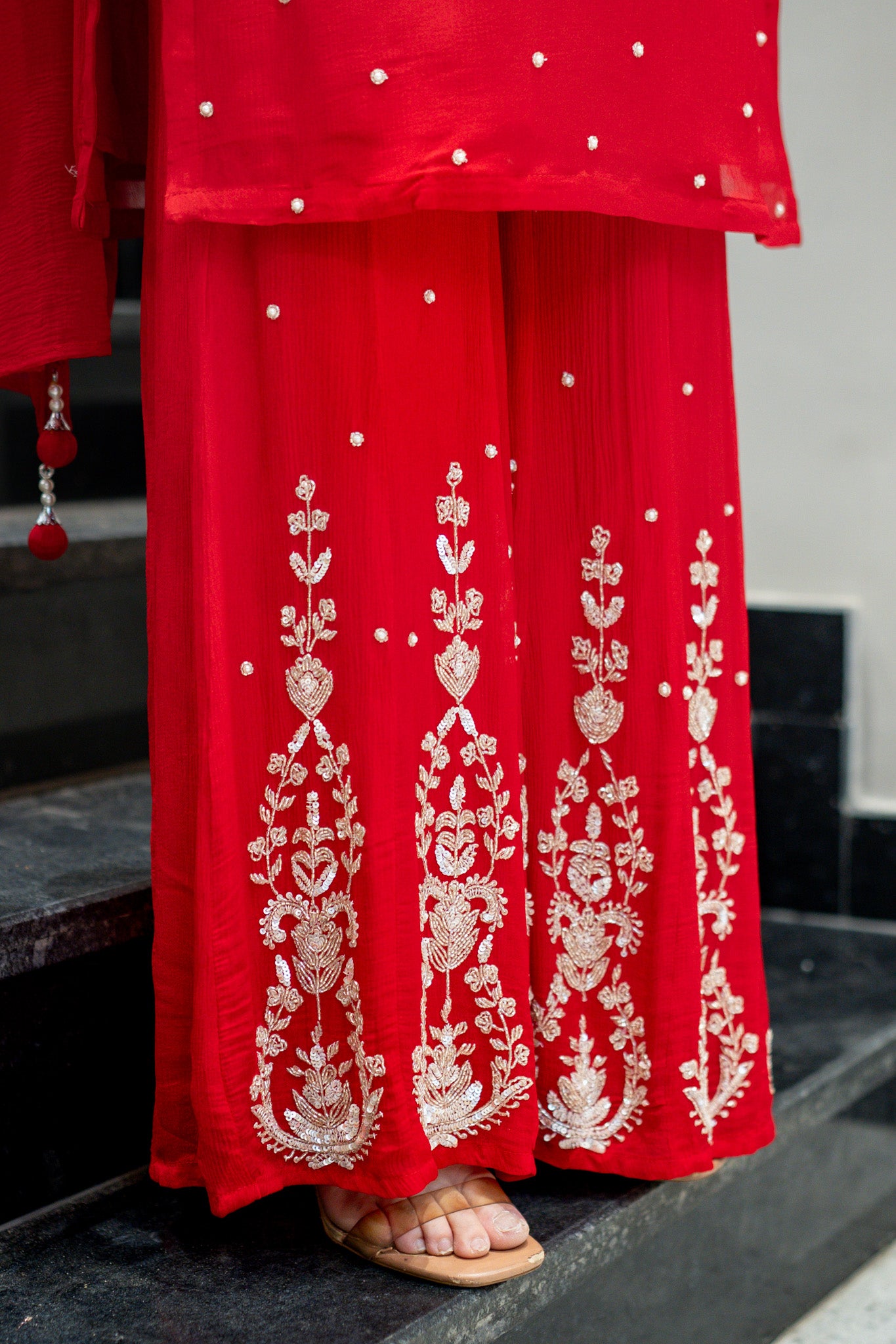 Keesha Hand Embroidered Suit Set