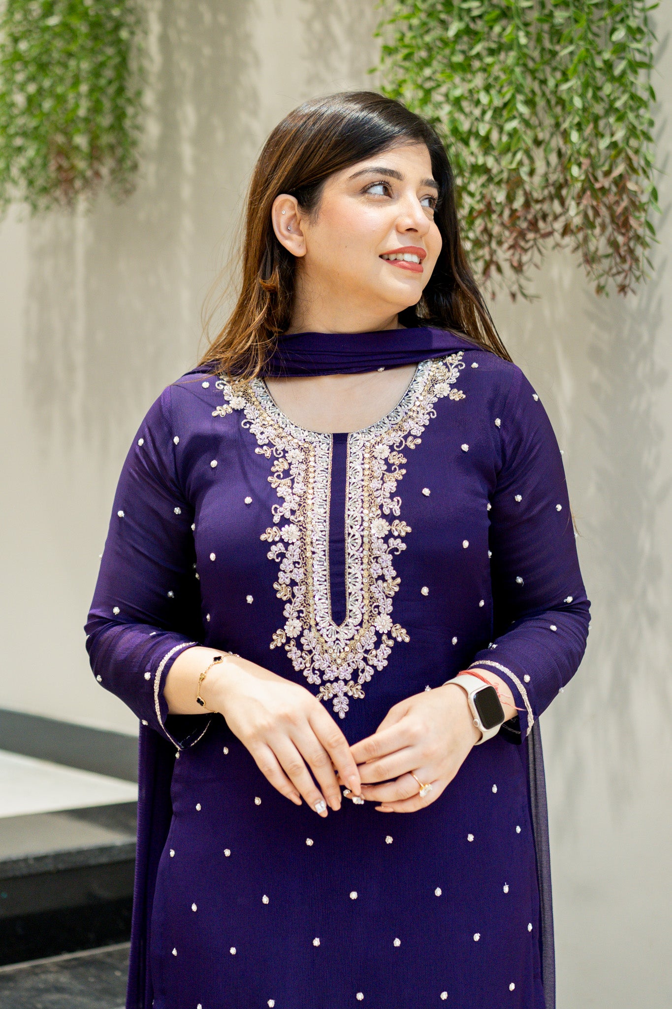 Keesha Hand Embroidered Suit Set