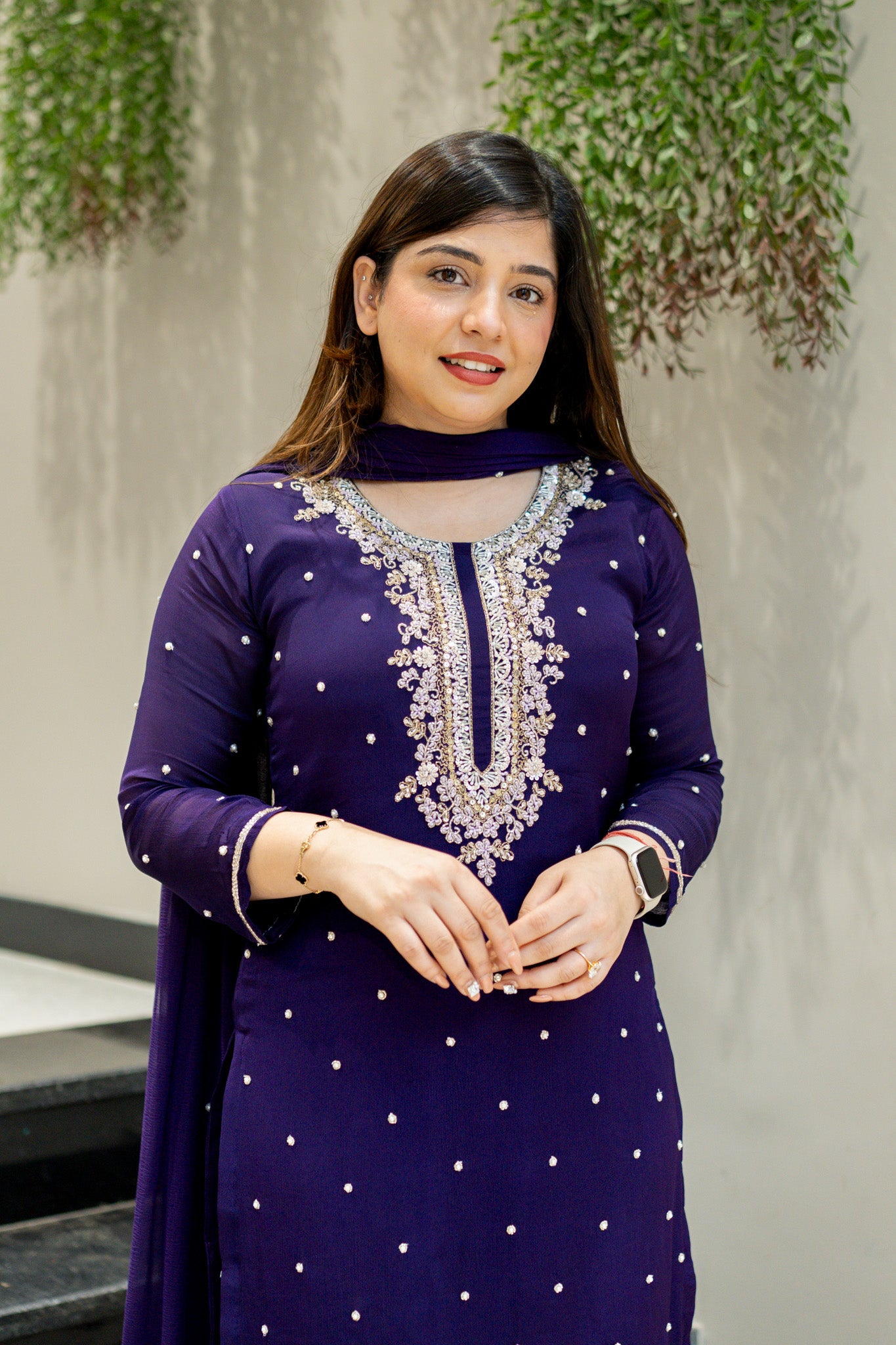 Keesha Hand Embroidered Suit Set
