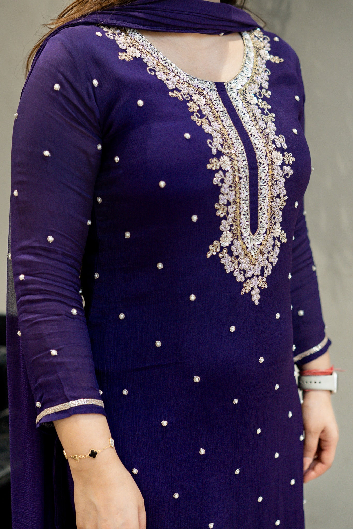 Keesha Hand Embroidered Suit Set