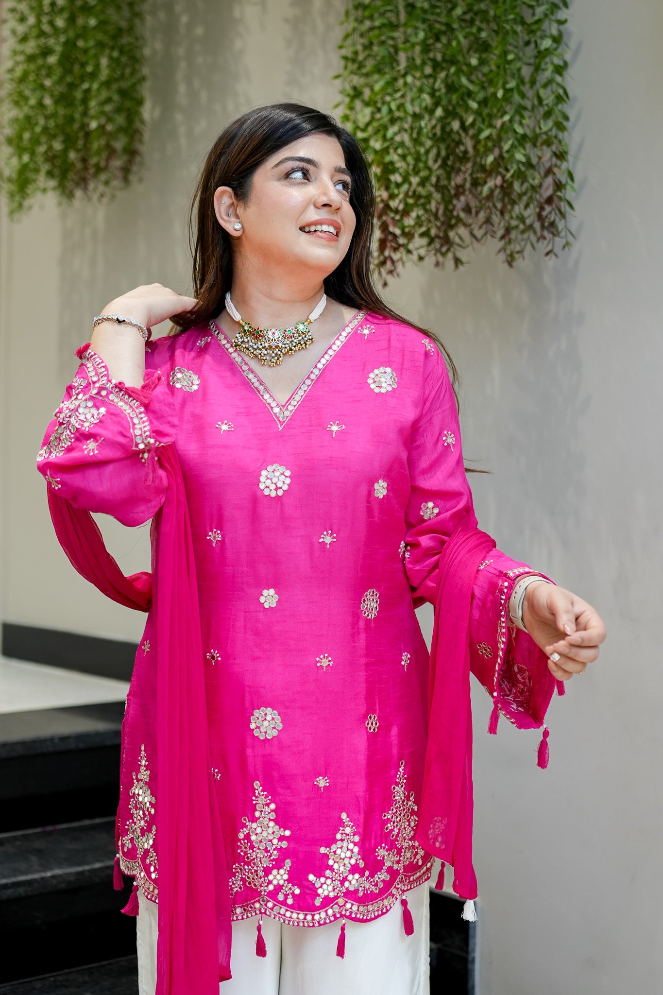 Danya Embroidered Garara Suit Set