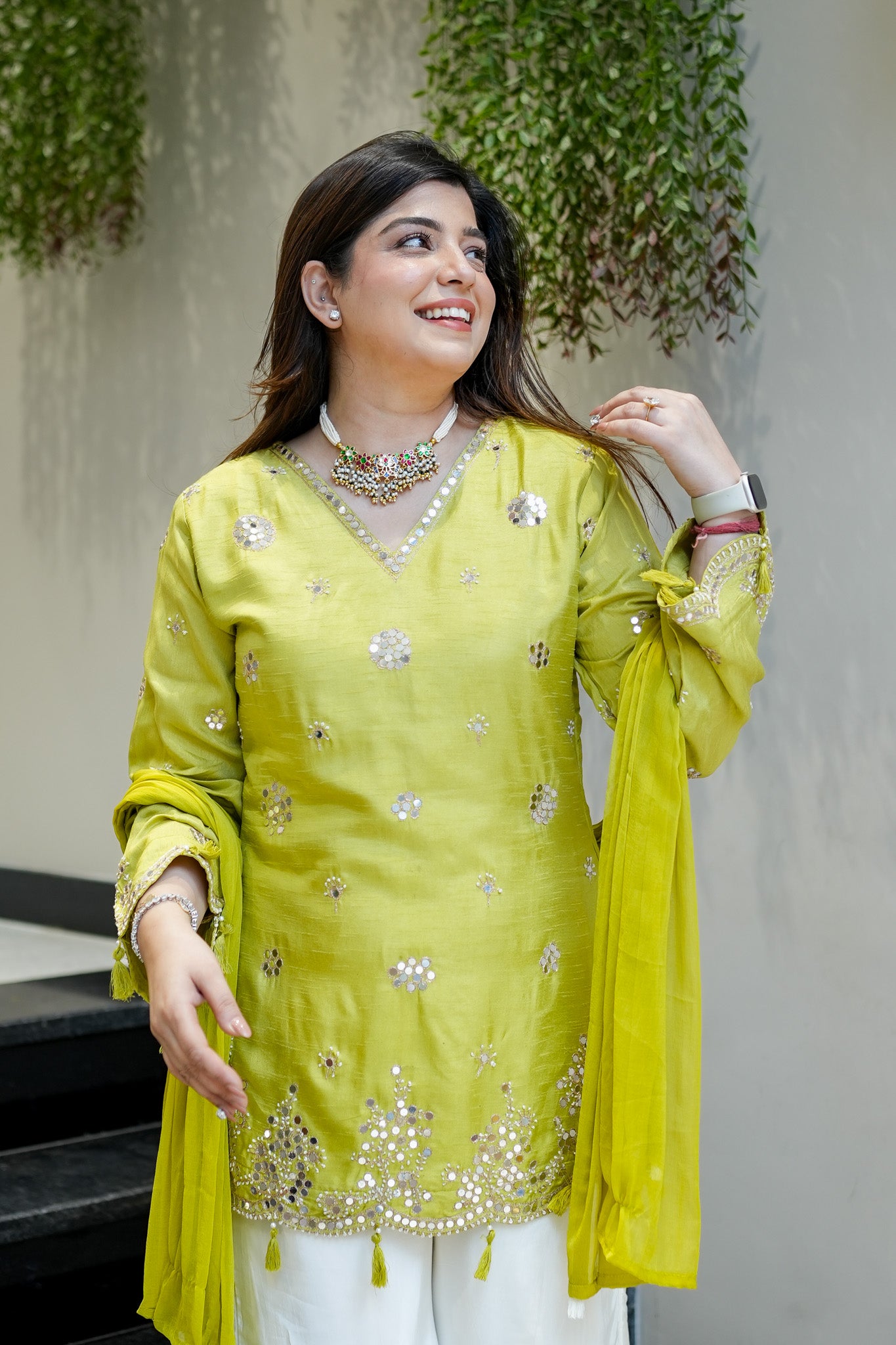 Danya Embroidered Garara Suit Set