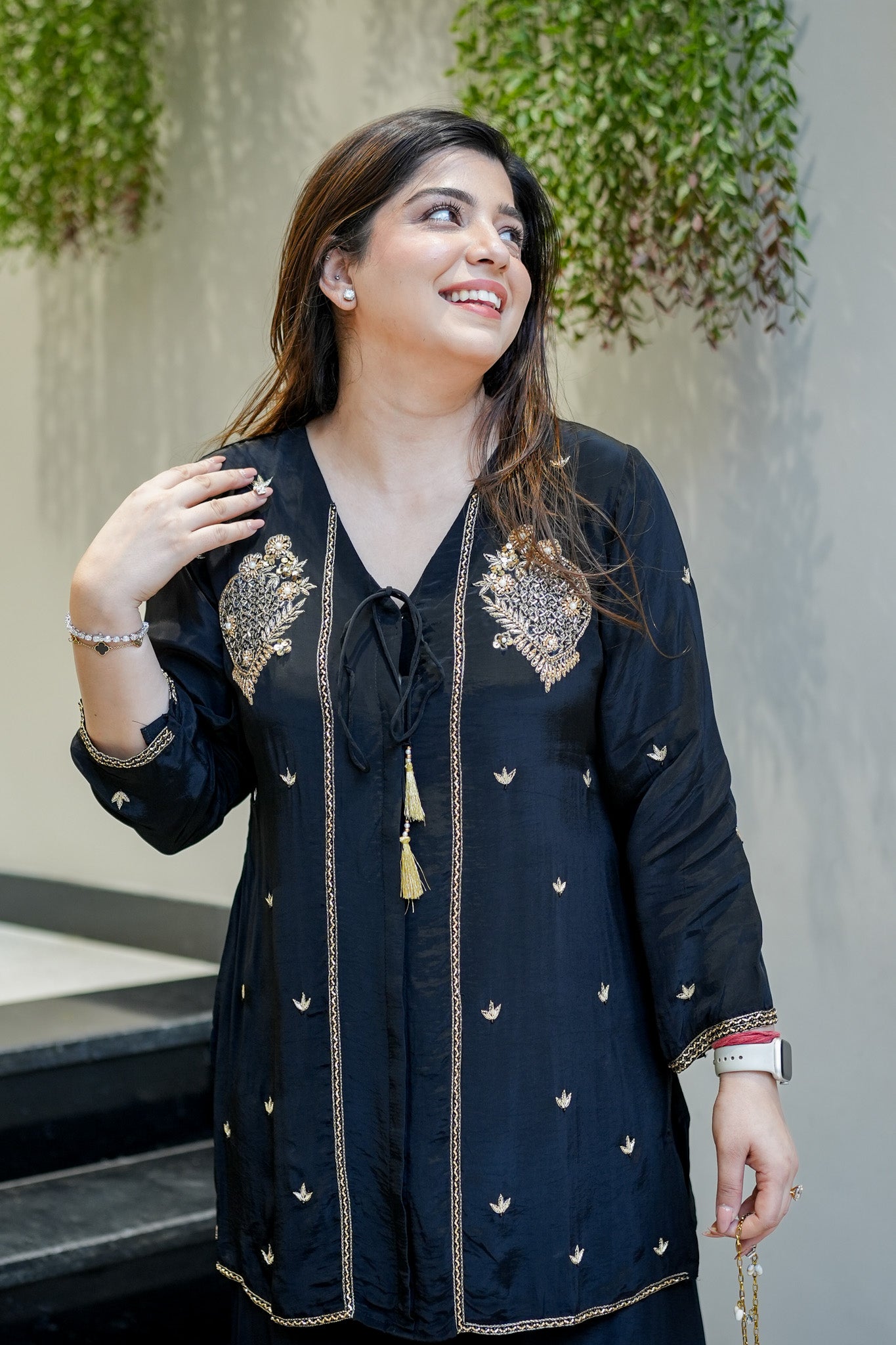 Farida Embroidered Co ord Set