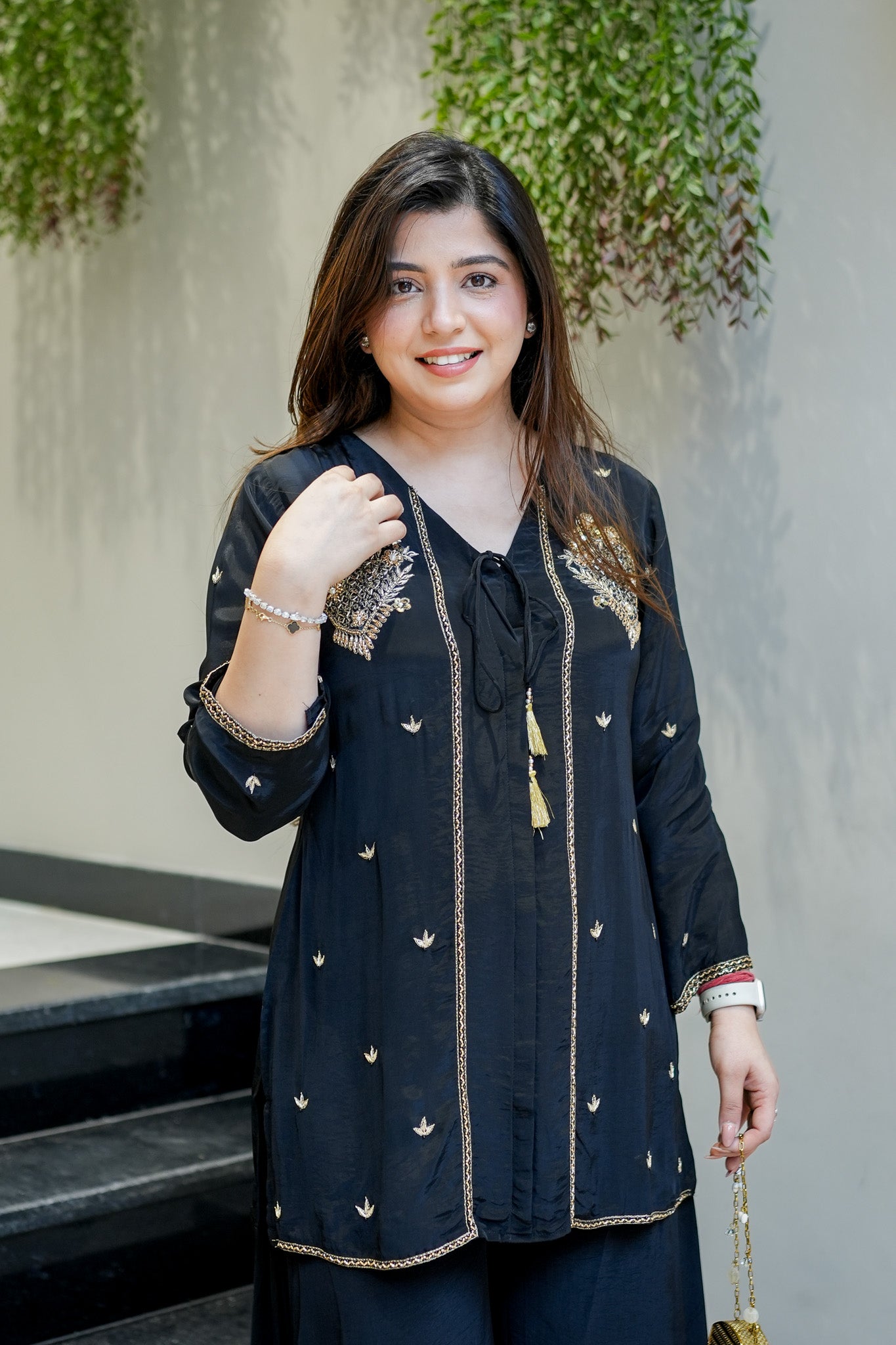 Farida Embroidered Co ord Set