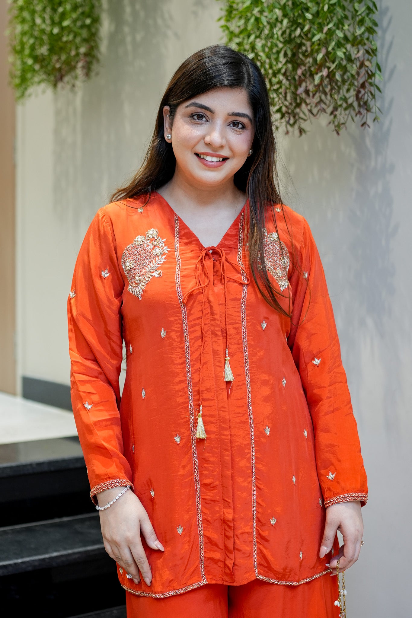 Farida Embroidered Co ord Set