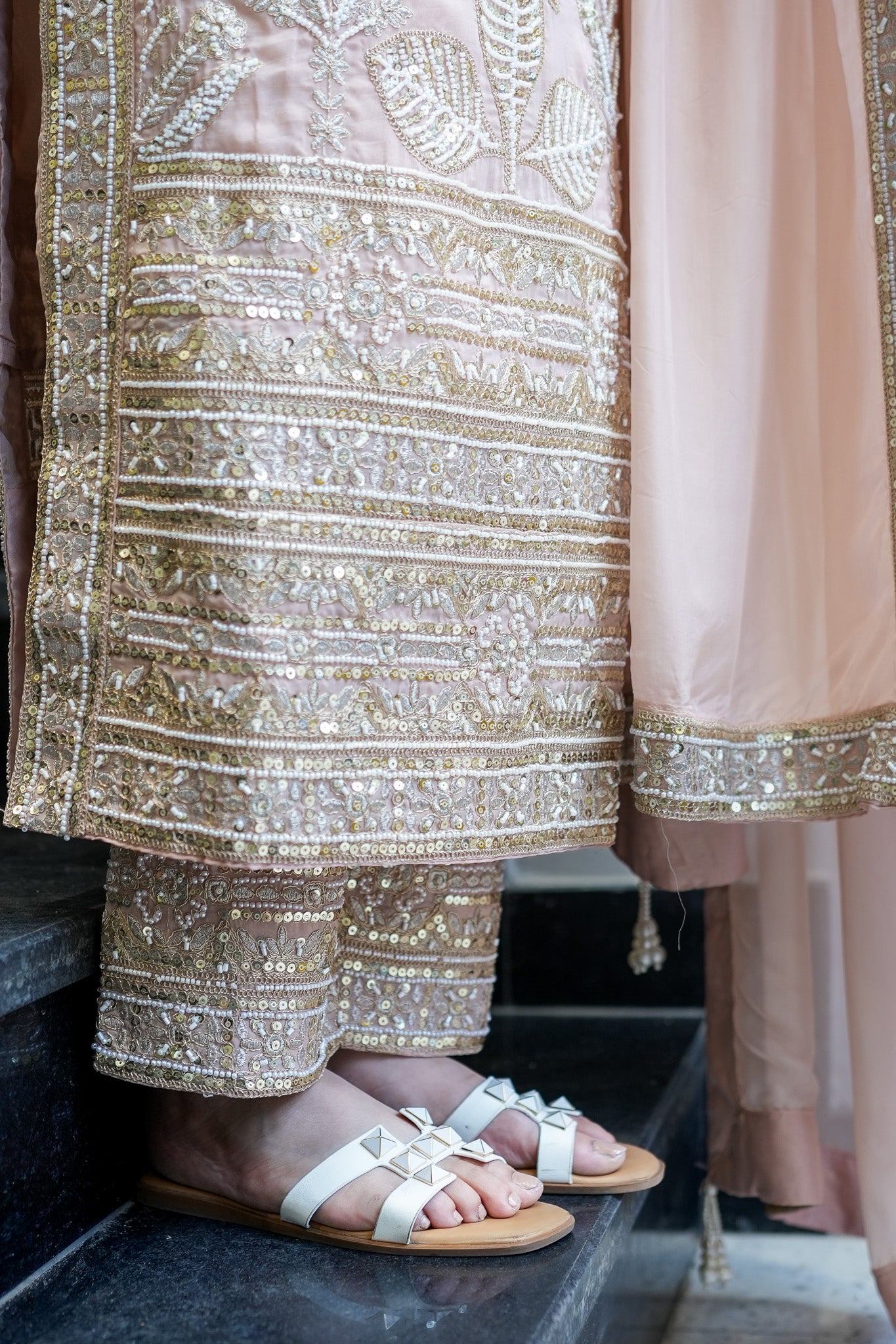 Revati Hand Embroidered Suit Set
