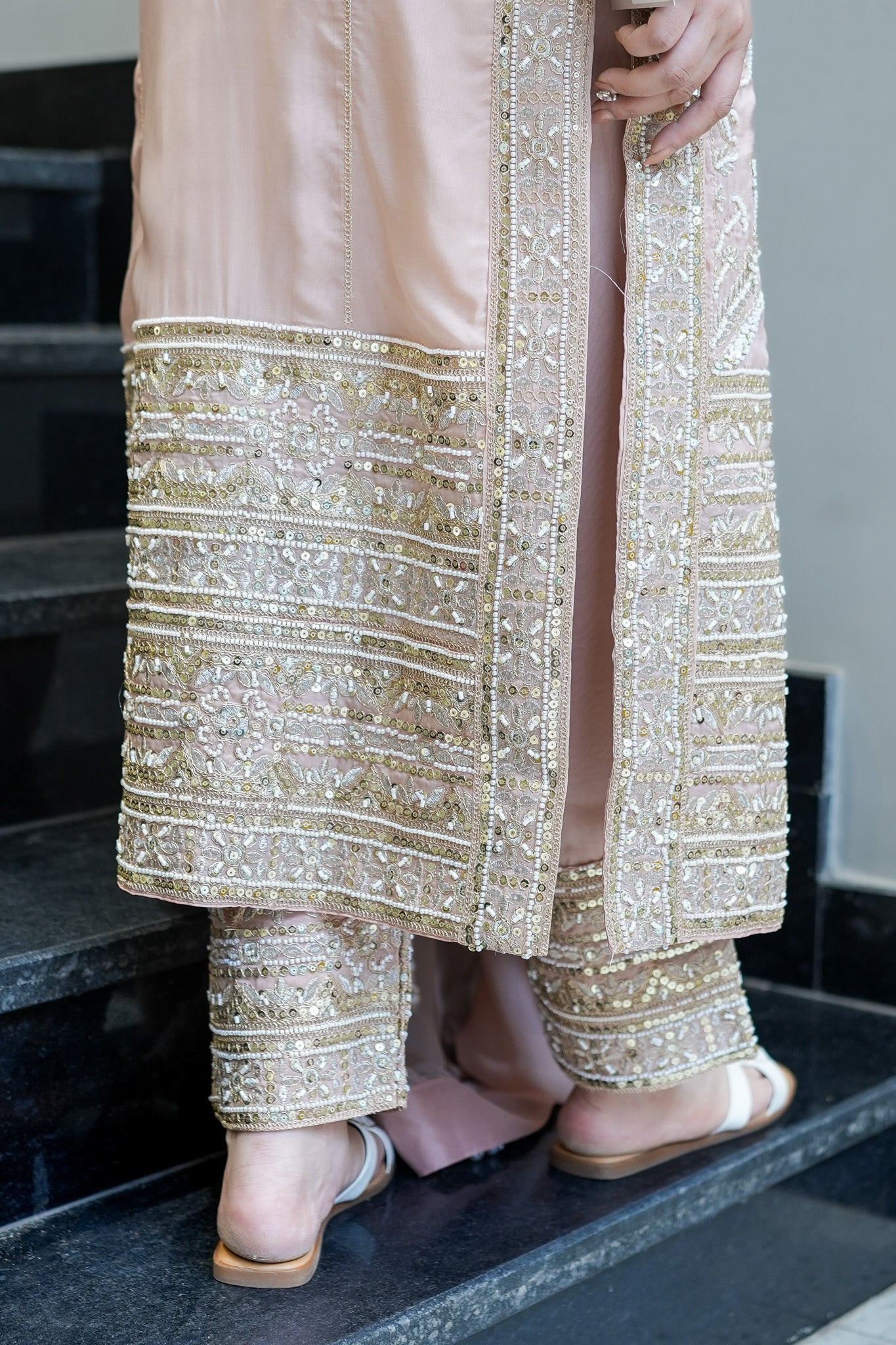 Revati Hand Embroidered Suit Set