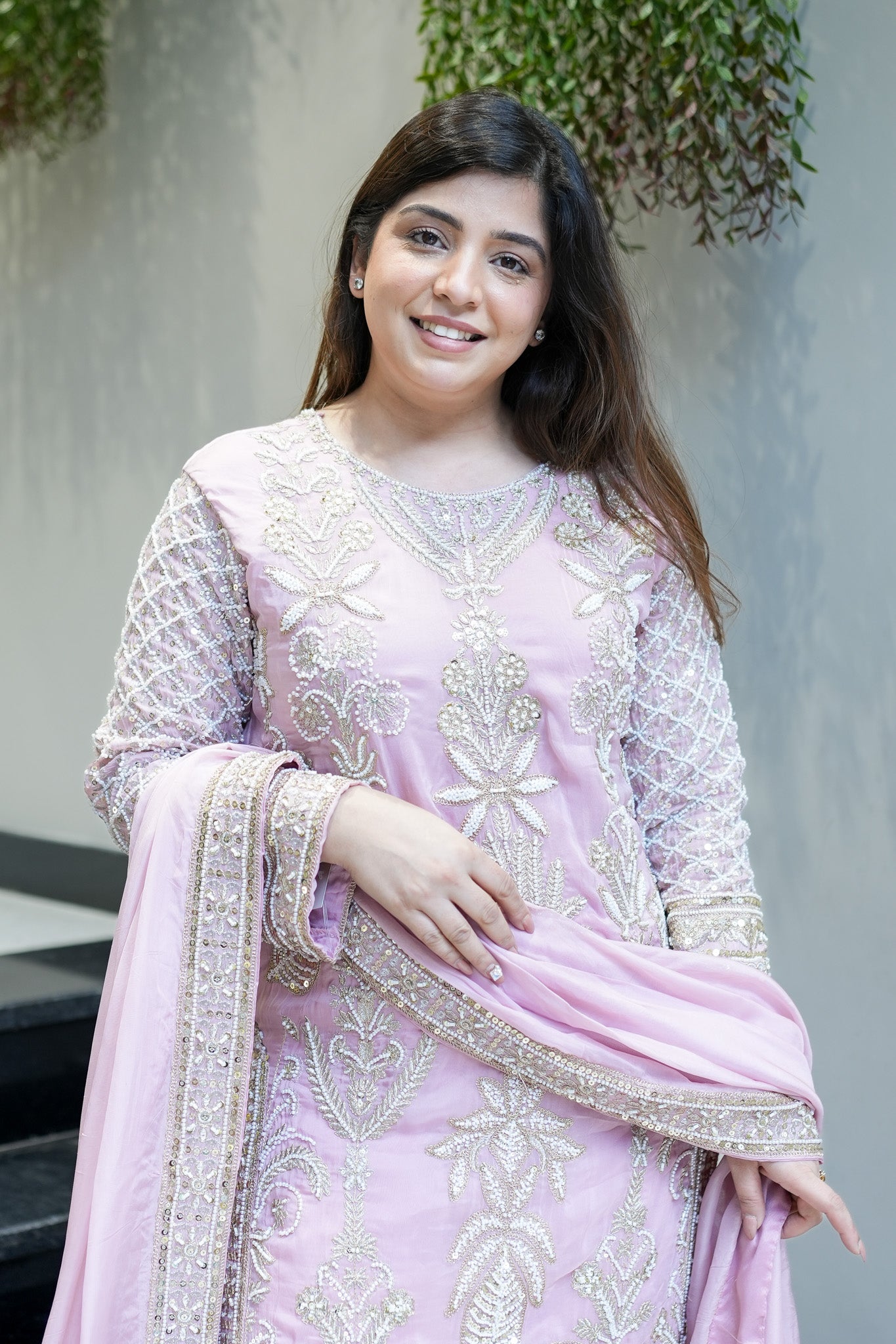Revati Hand Embroidered Suit Set